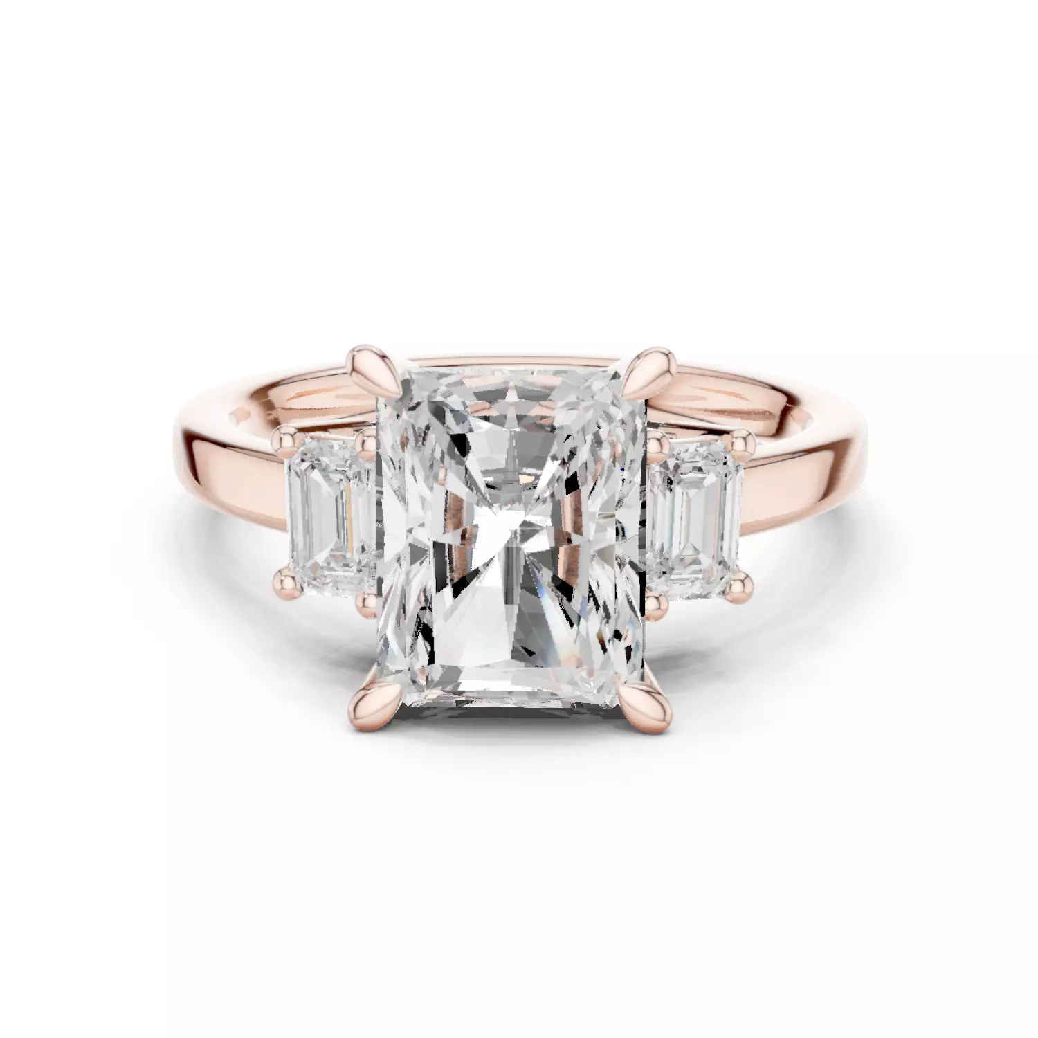 Solitaire Ring 3dm stl renders animation videos details 3D print model_1