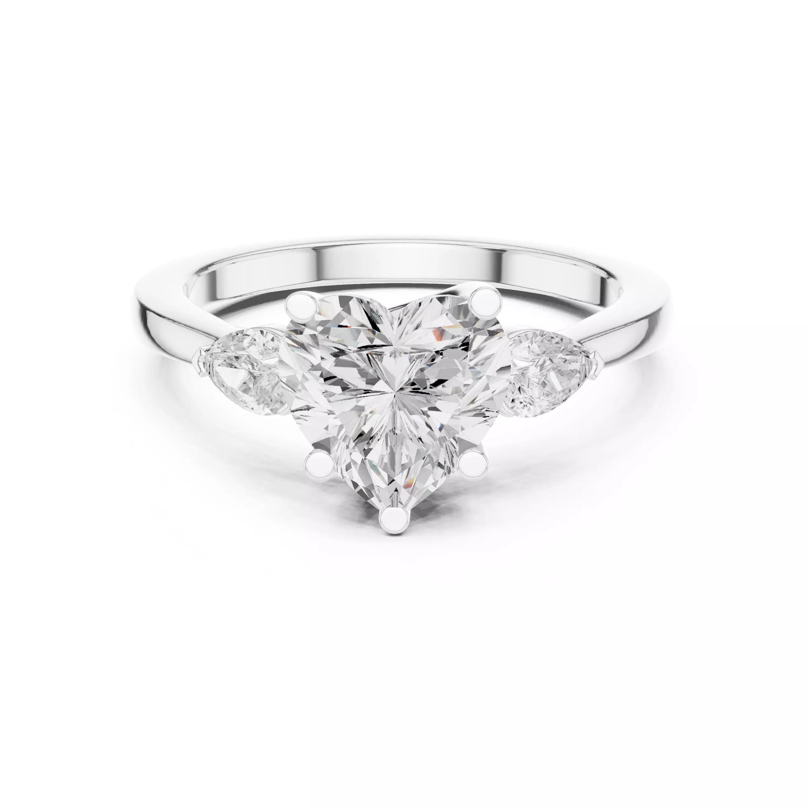 Solitaire Ring 3dm stl renders animation videos details 3D print model_12