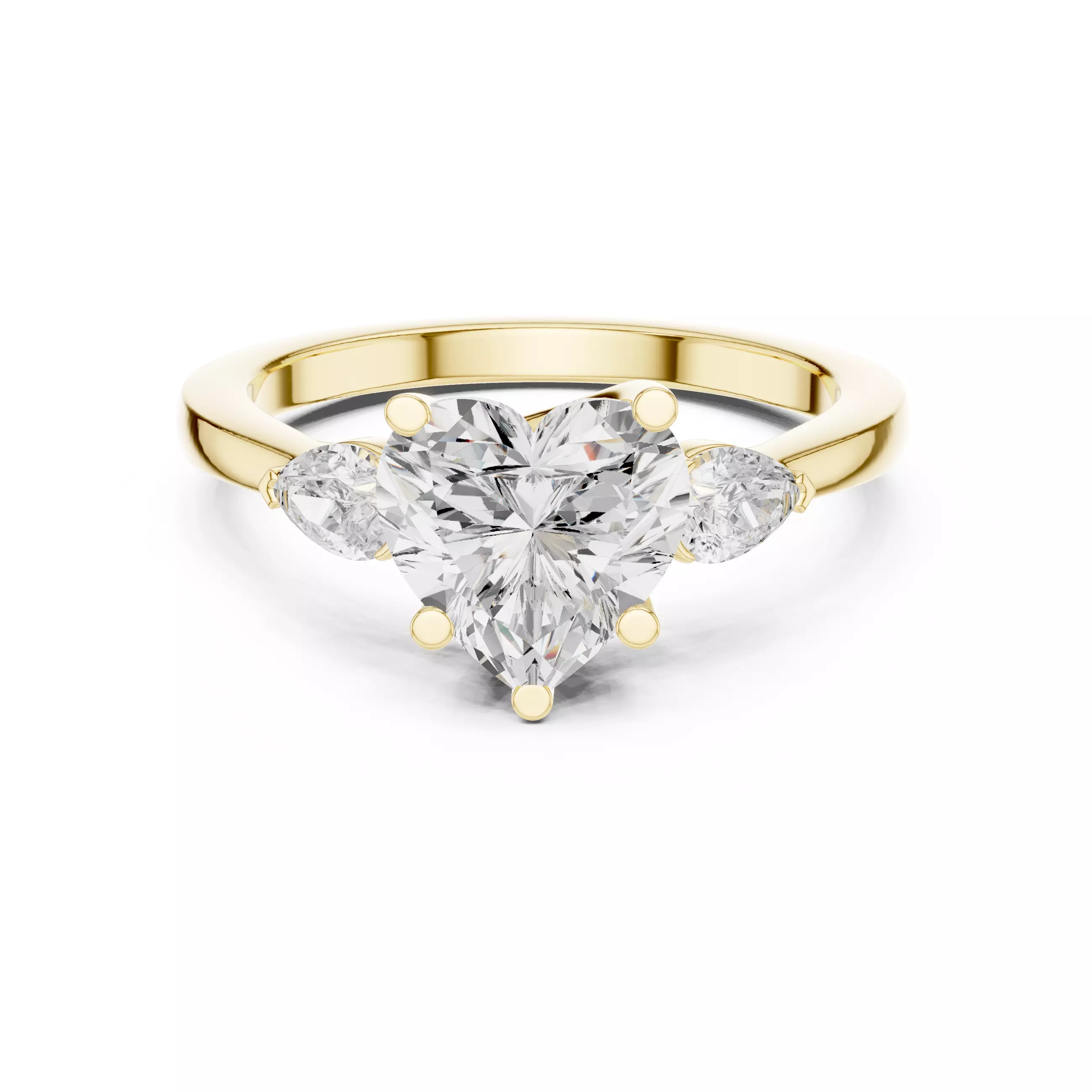 Solitaire Ring 3dm stl renders animation videos details 3D print model_16