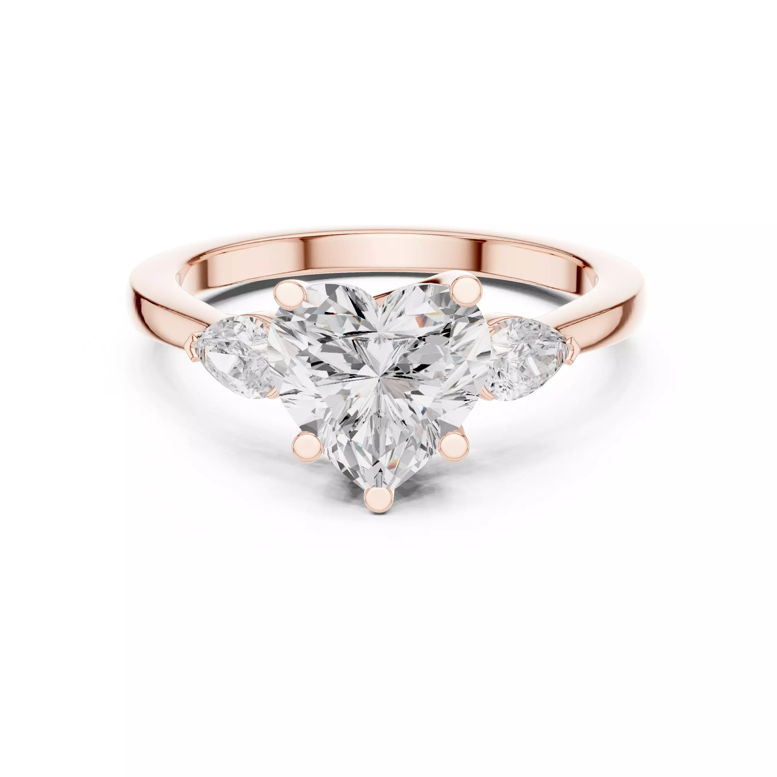 Solitaire Ring 3dm stl renders animation videos details 3D print model_0