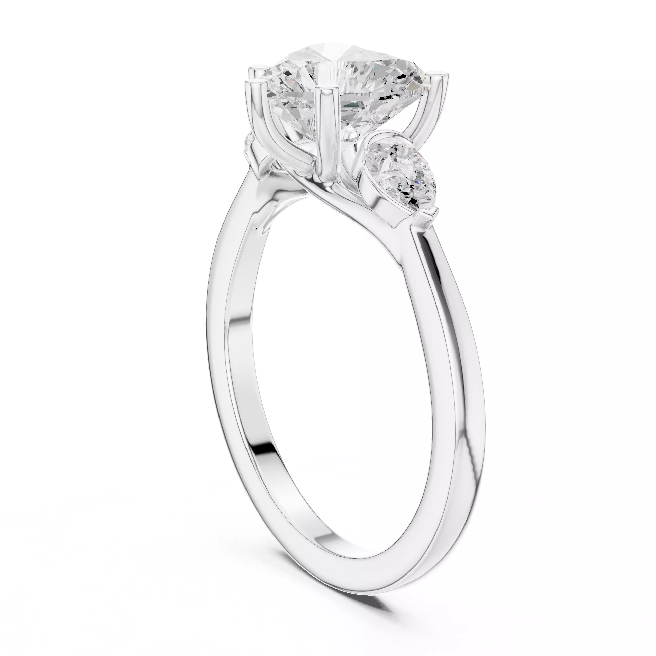 Solitaire Ring 3dm stl renders animation videos details 3D print model_9