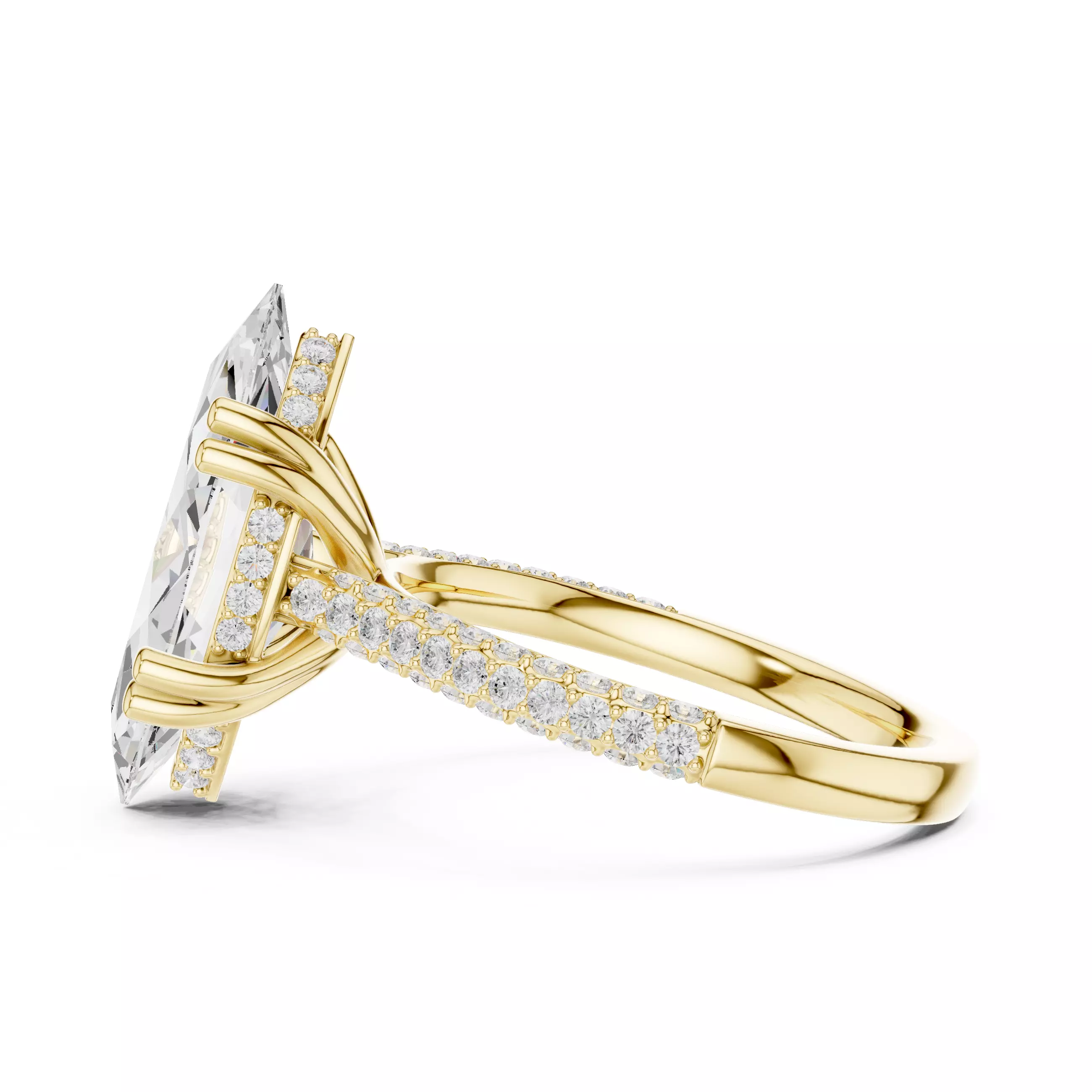 Solitaire Ring 3dm stl renders animation videos details 3D print model_15