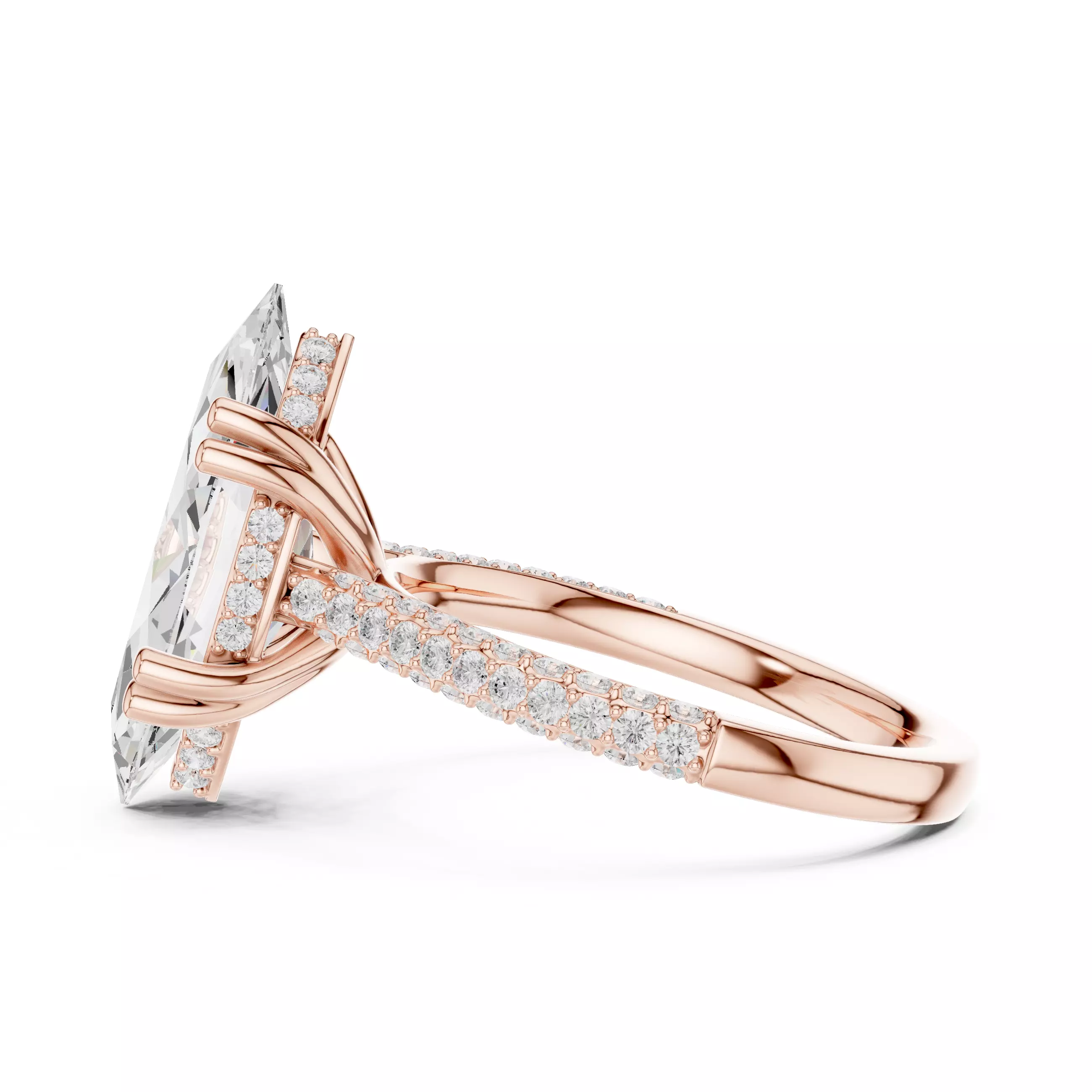 Solitaire Ring 3dm stl renders animation videos details 3D print model_8