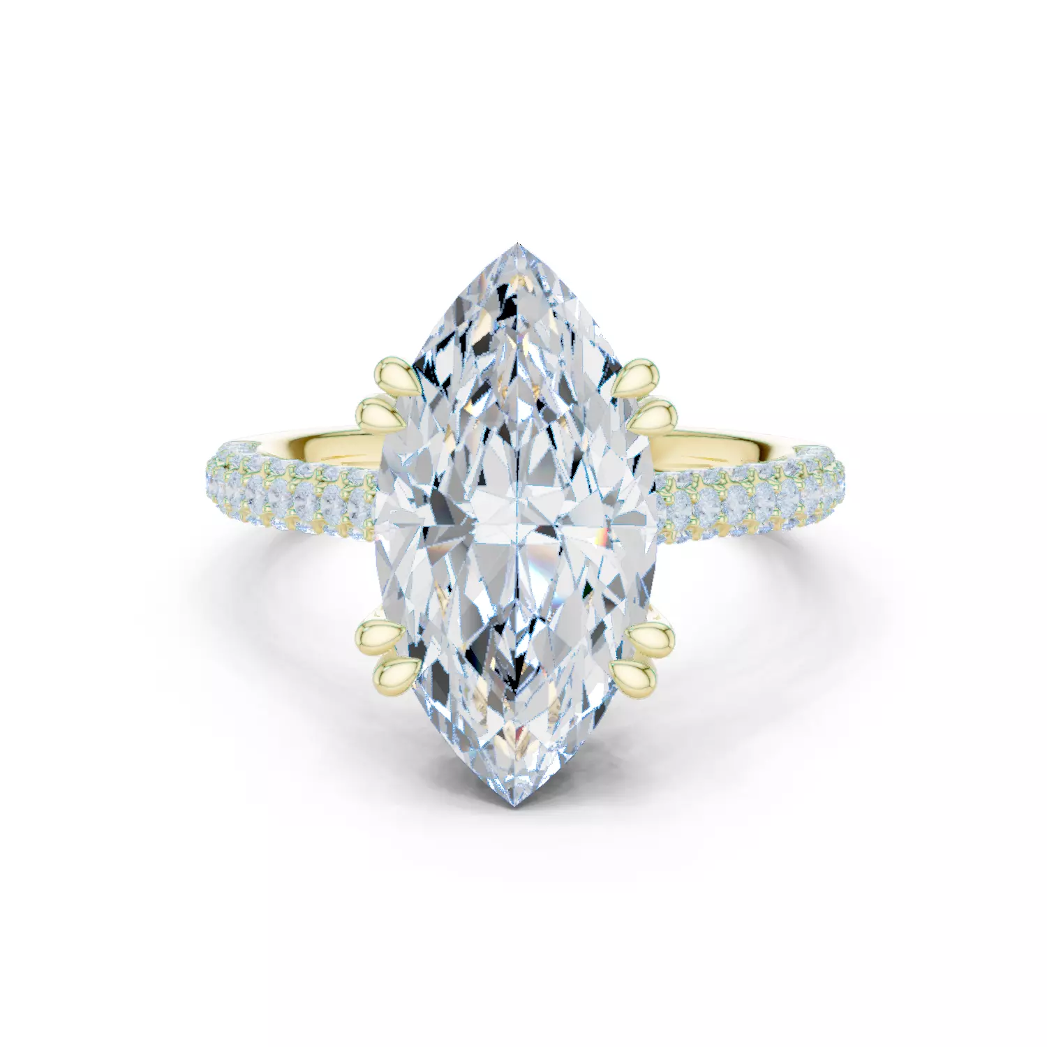 Solitaire Ring 3dm stl renders animation videos details 3D print model_3