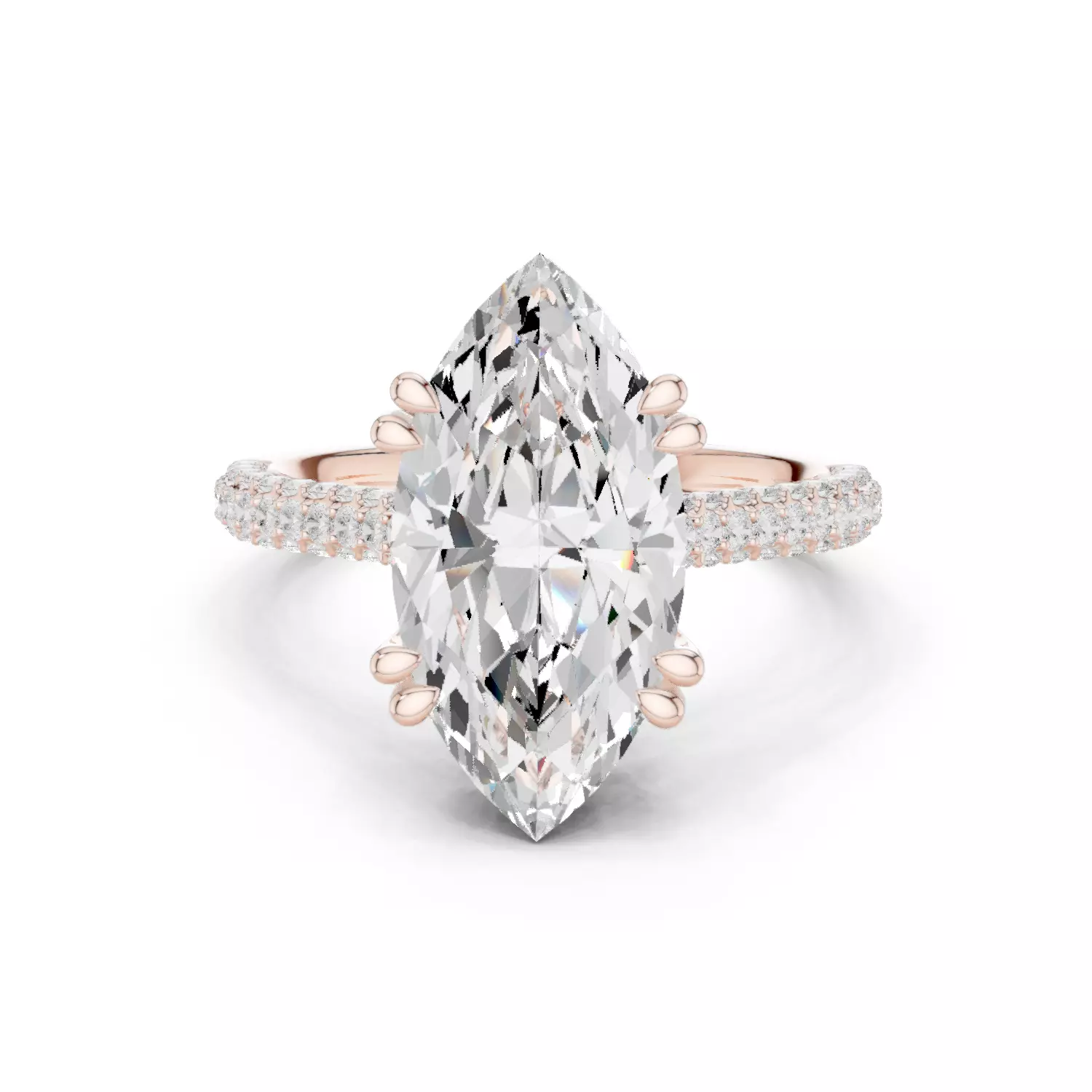 Solitaire Ring 3dm stl renders animation videos details 3D print model_1