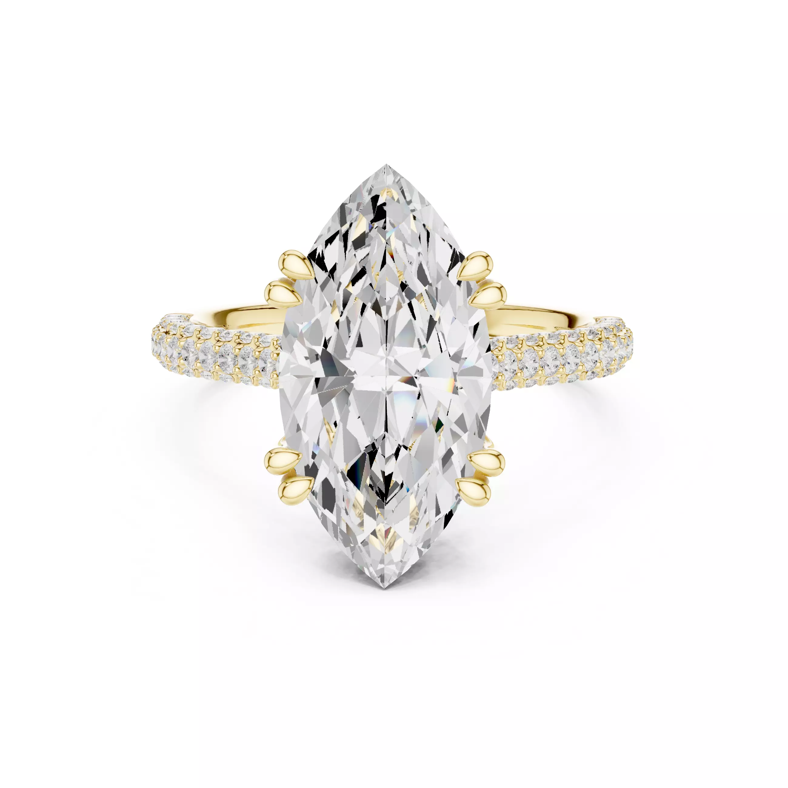 Solitaire Ring 3dm stl renders animation videos details 3D print model_16