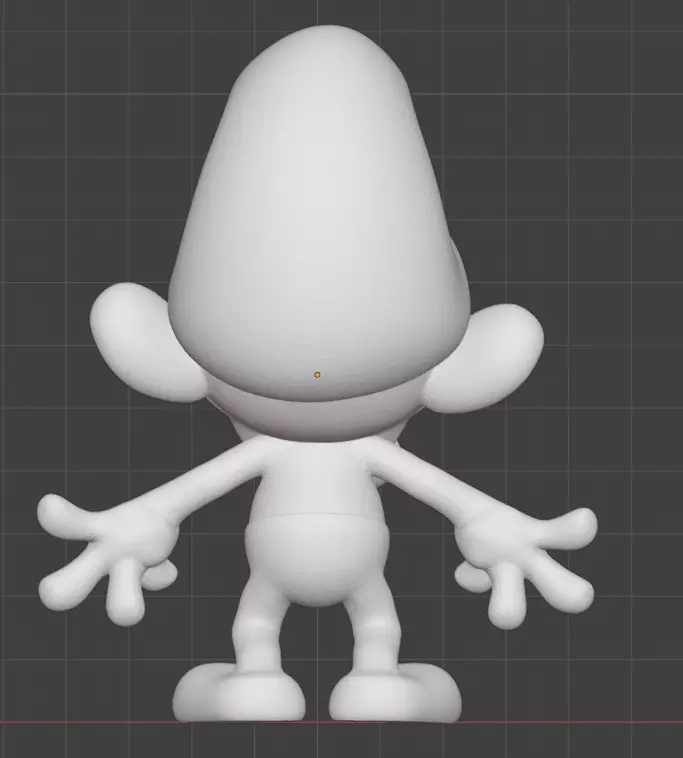 crazy Smurf 3D print model_3