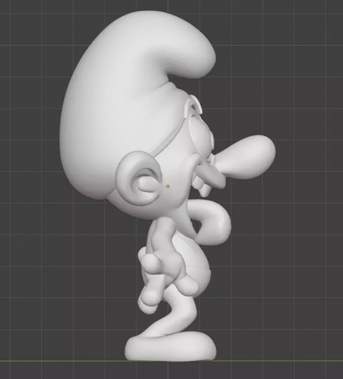 crazy Smurf 3D print model_2