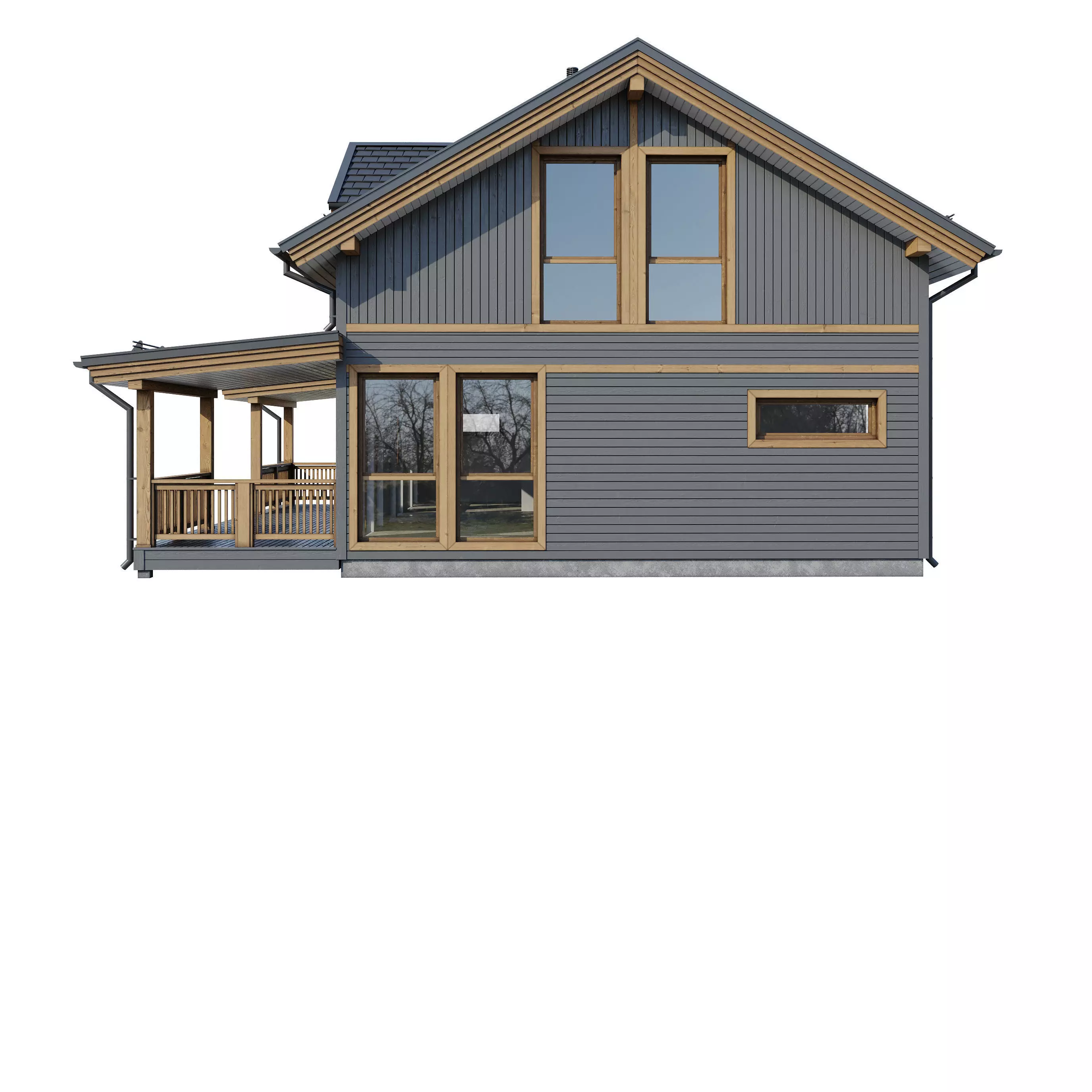 Alpine house Fury 3D model_23