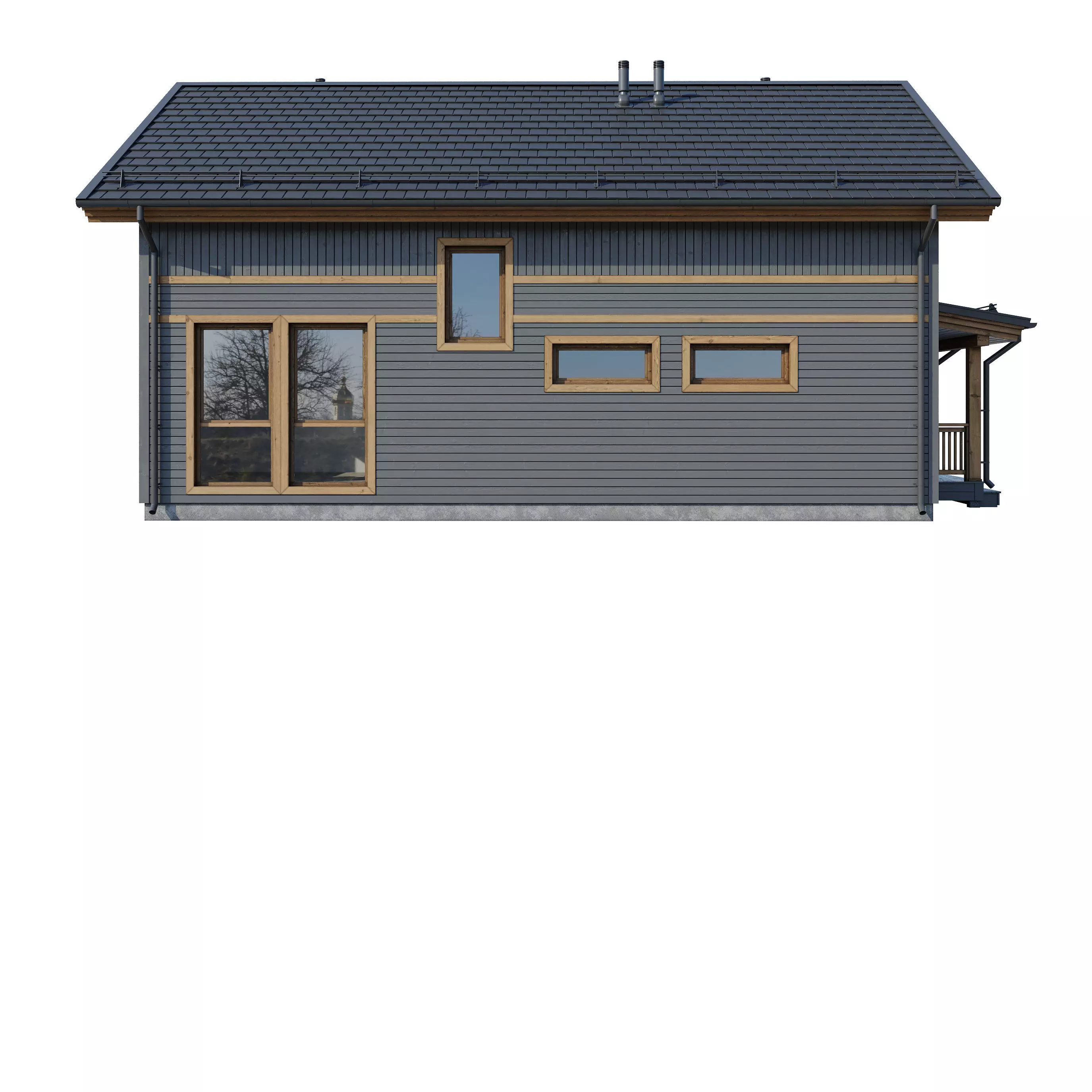 Alpine house Fury 3D model_24