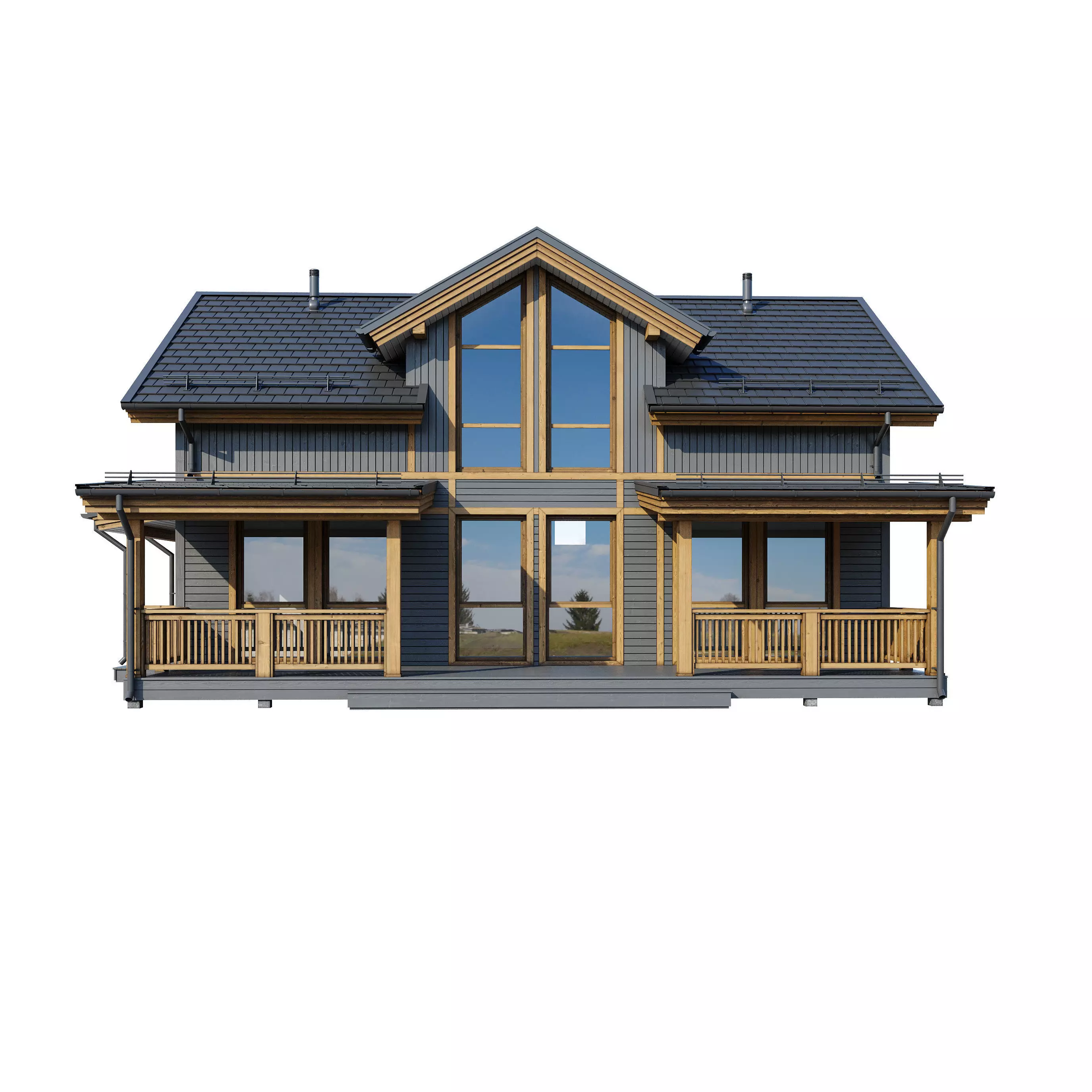 Alpine house Fury 3D model_3