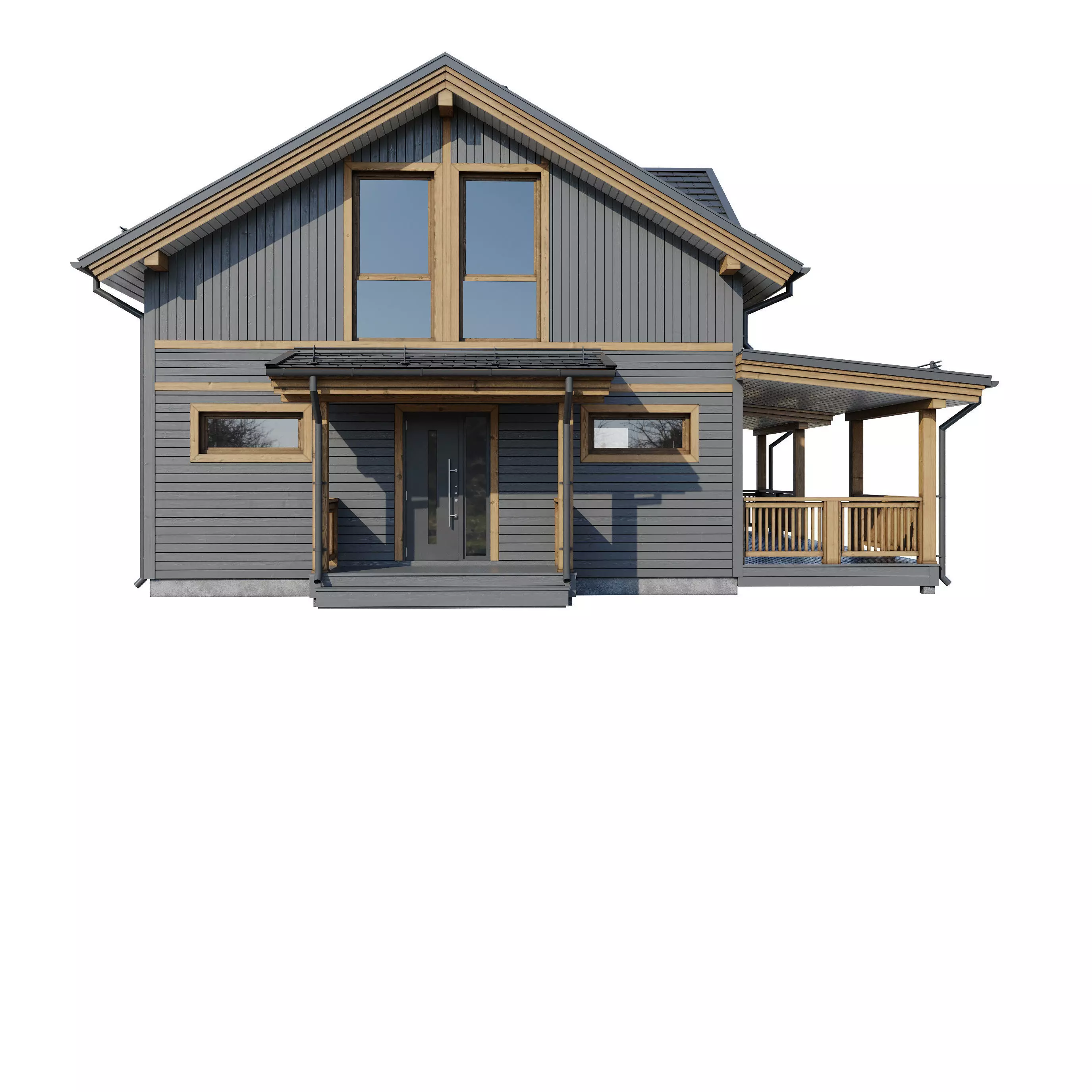 Alpine house Fury 3D model_21