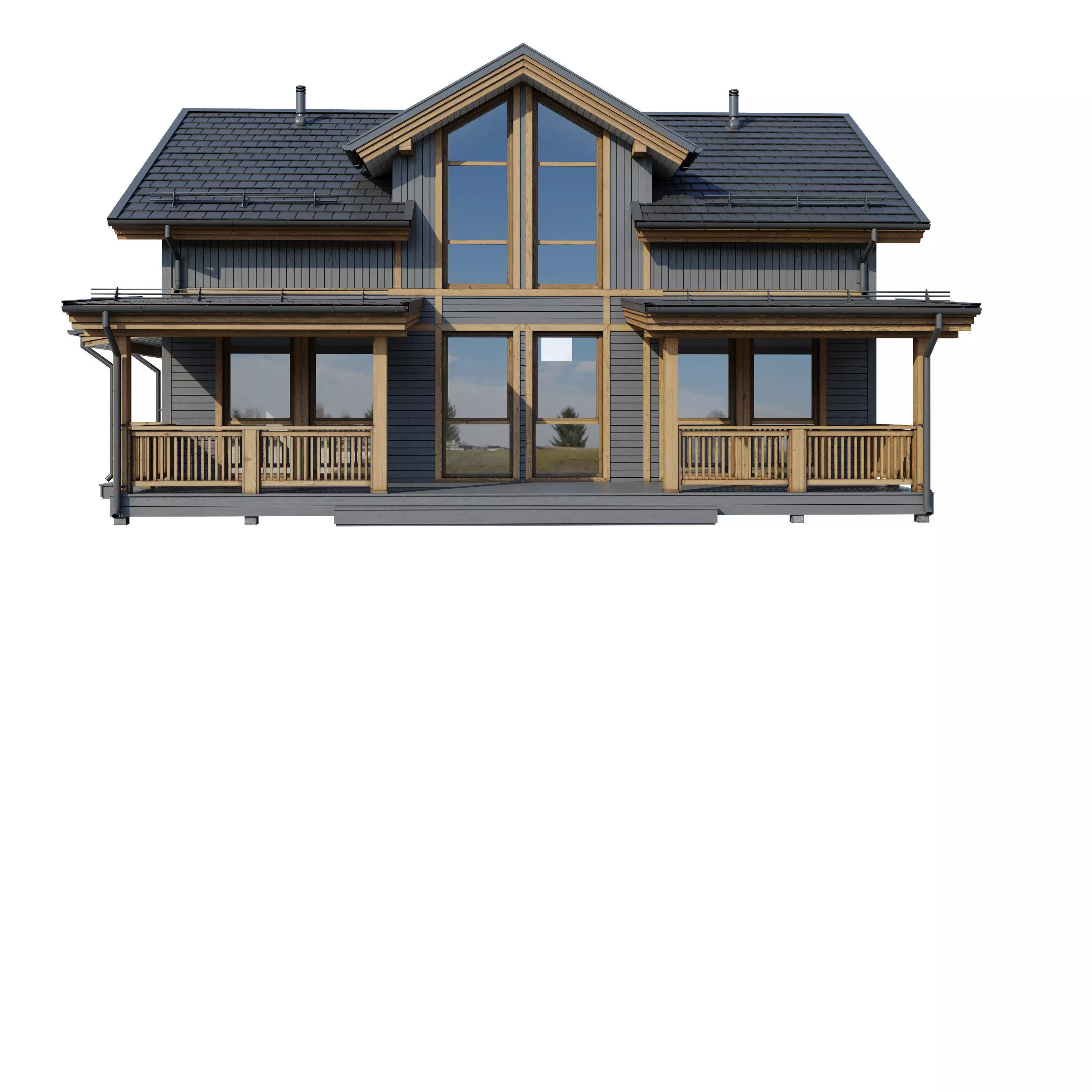 Alpine house Fury 3D model_22