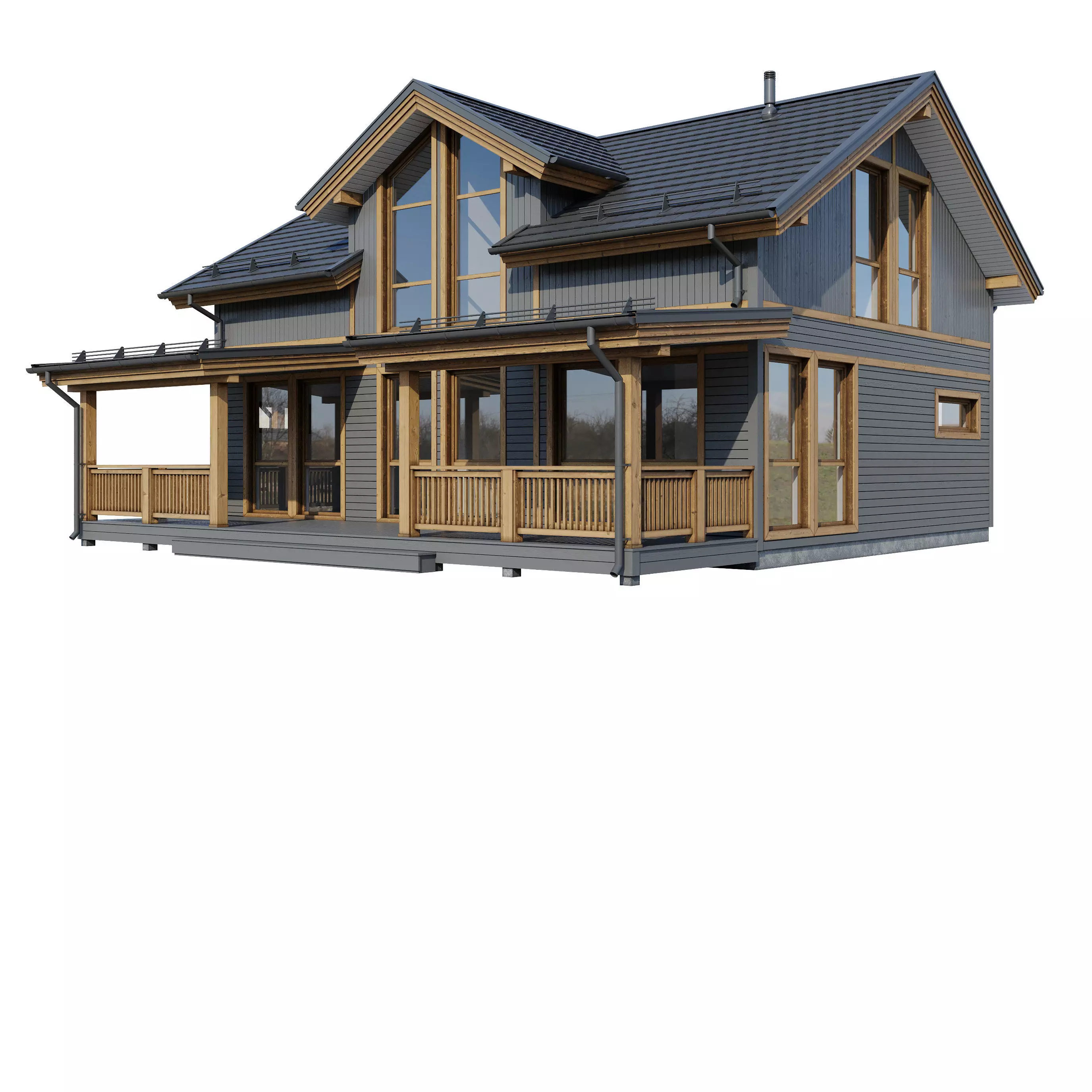 Alpine house Fury 3D model_18