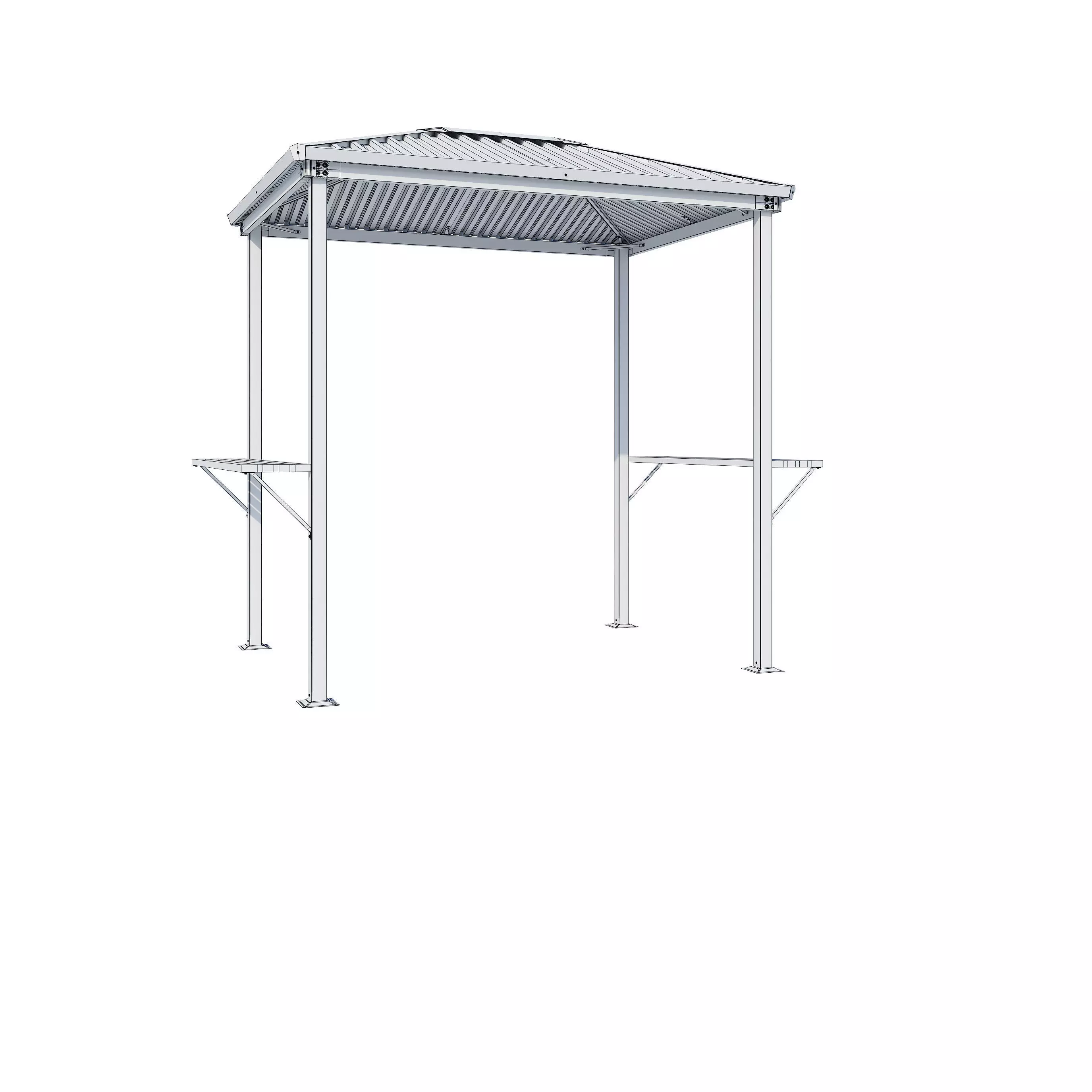 Terni Garden Point Mini Gazebo 3D model_17