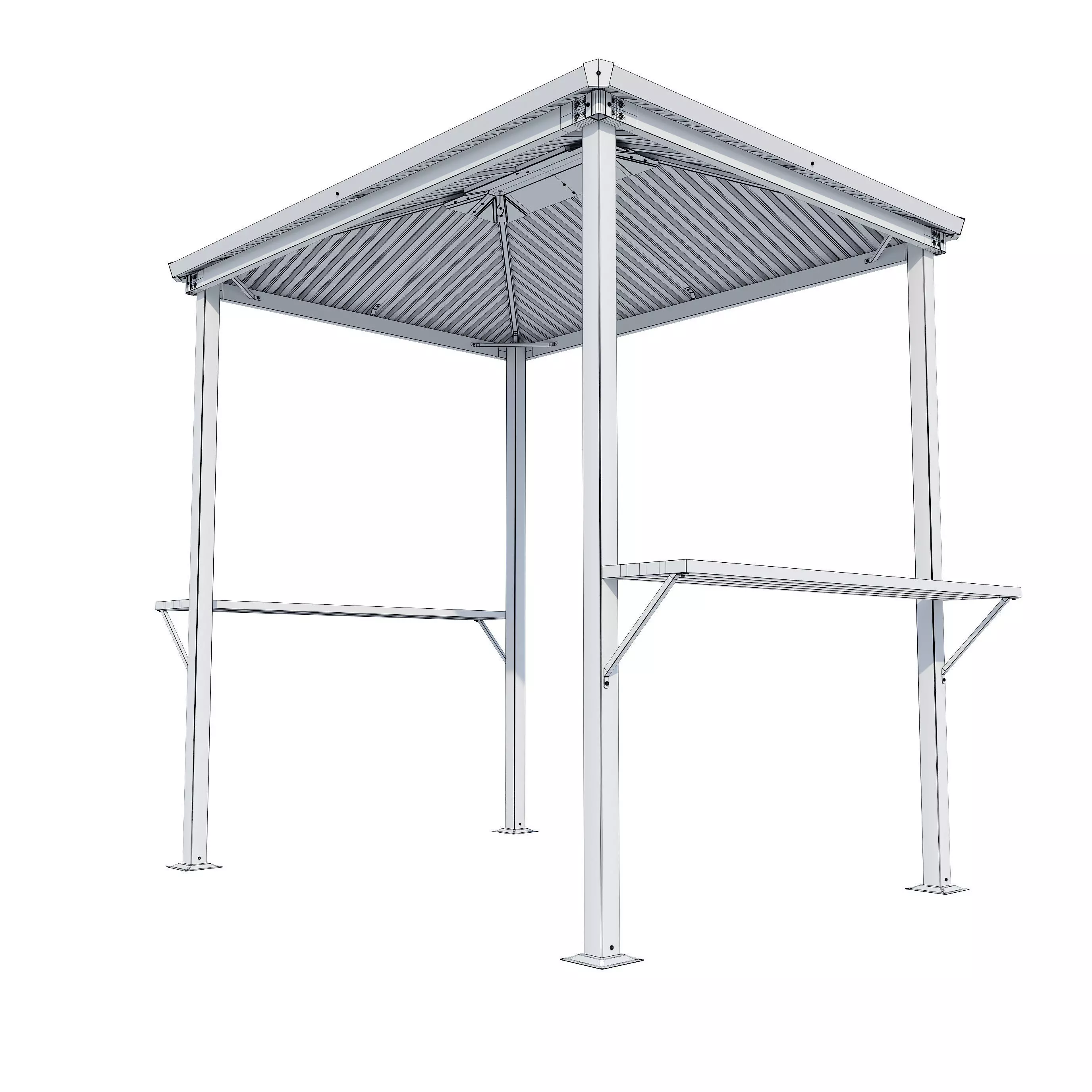 Terni Garden Point Mini Gazebo 3D model_20