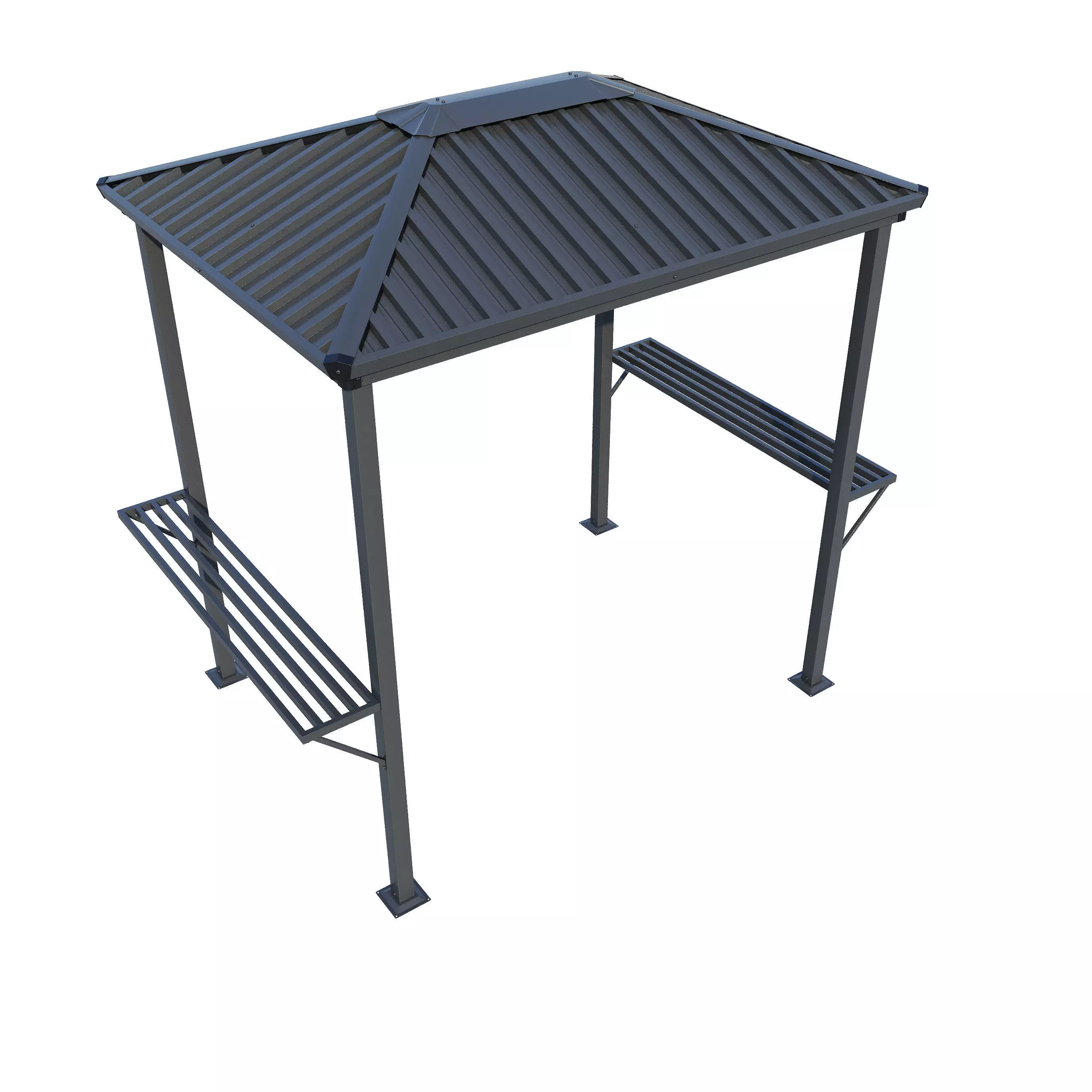 Terni Garden Point Mini Gazebo 3D model_15