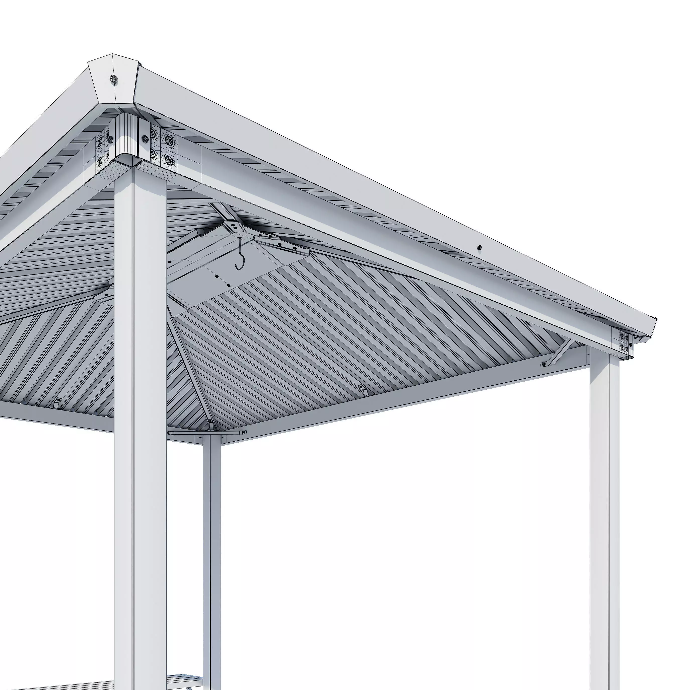 Terni Garden Point Mini Gazebo 3D model_23