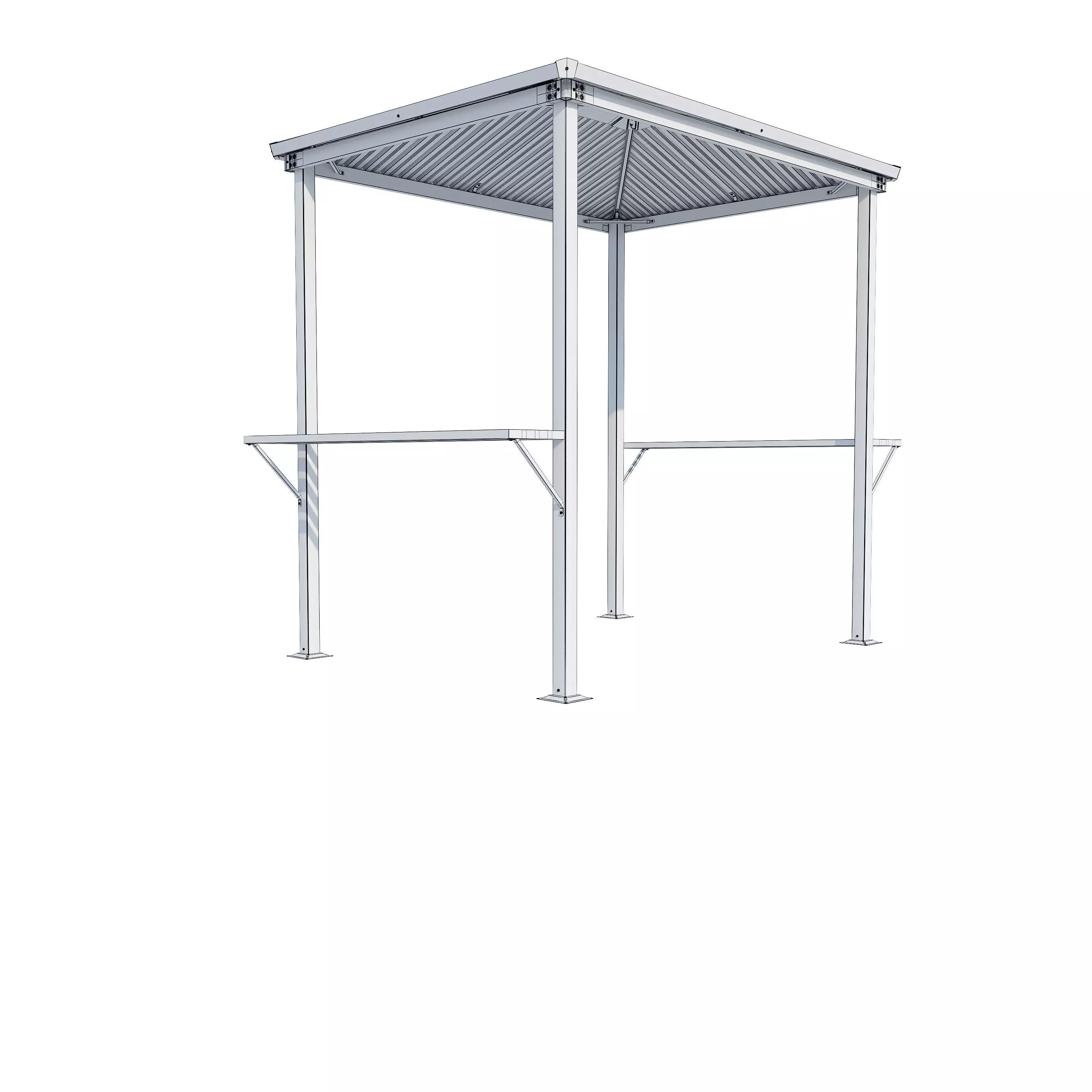 Terni Garden Point Mini Gazebo 3D model_19