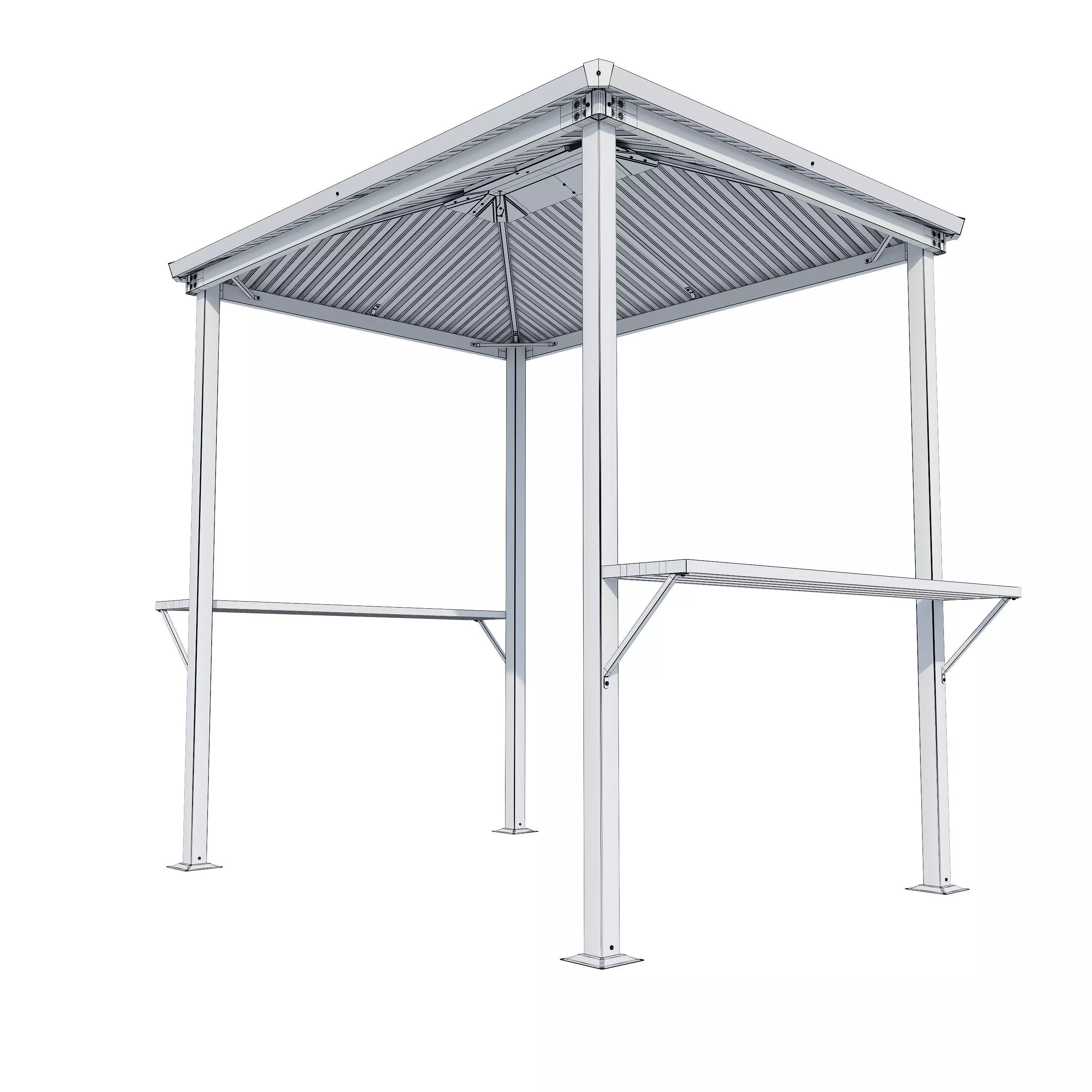 Terni Garden Point Mini Gazebo 3D model_6