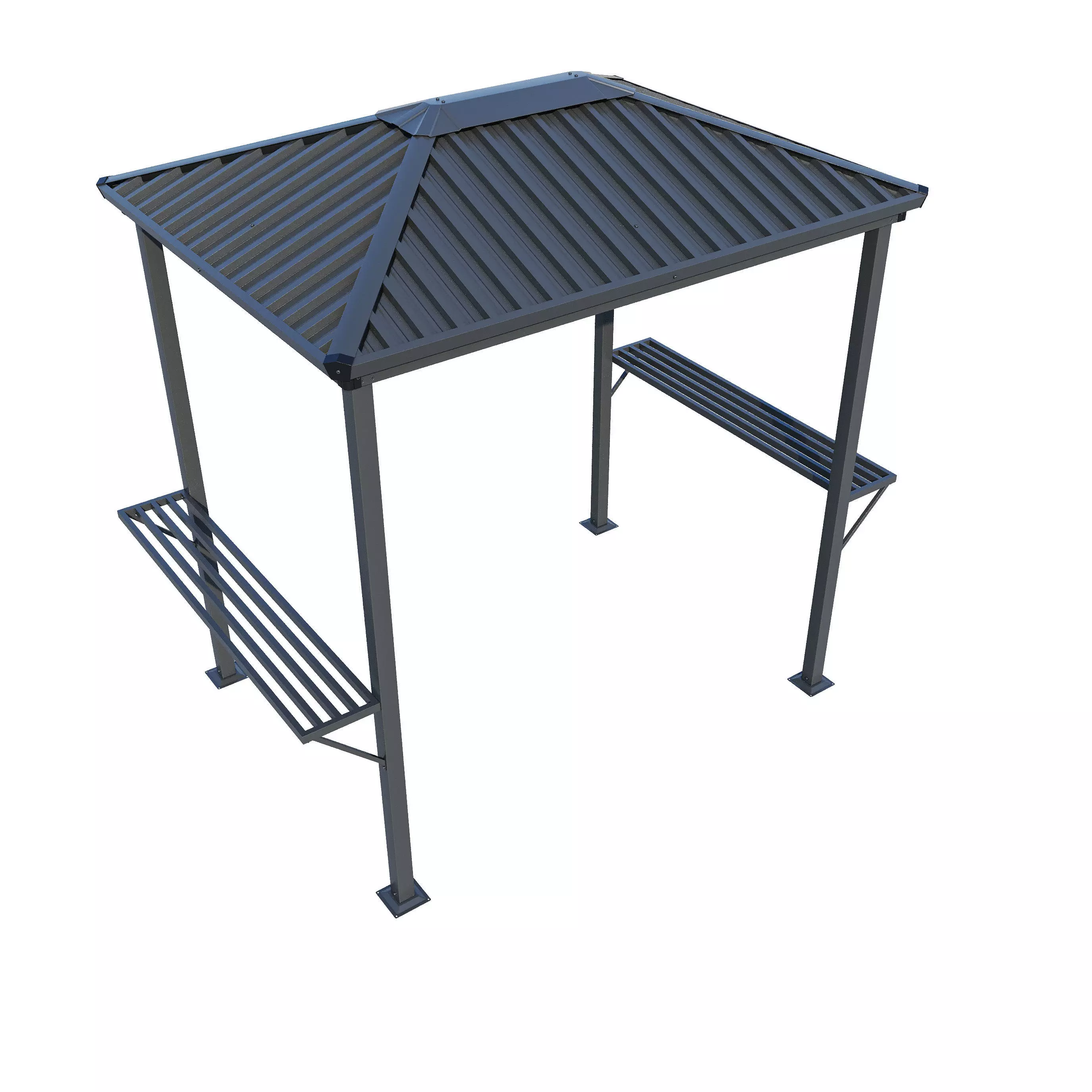 Terni Garden Point Mini Gazebo 3D model_4