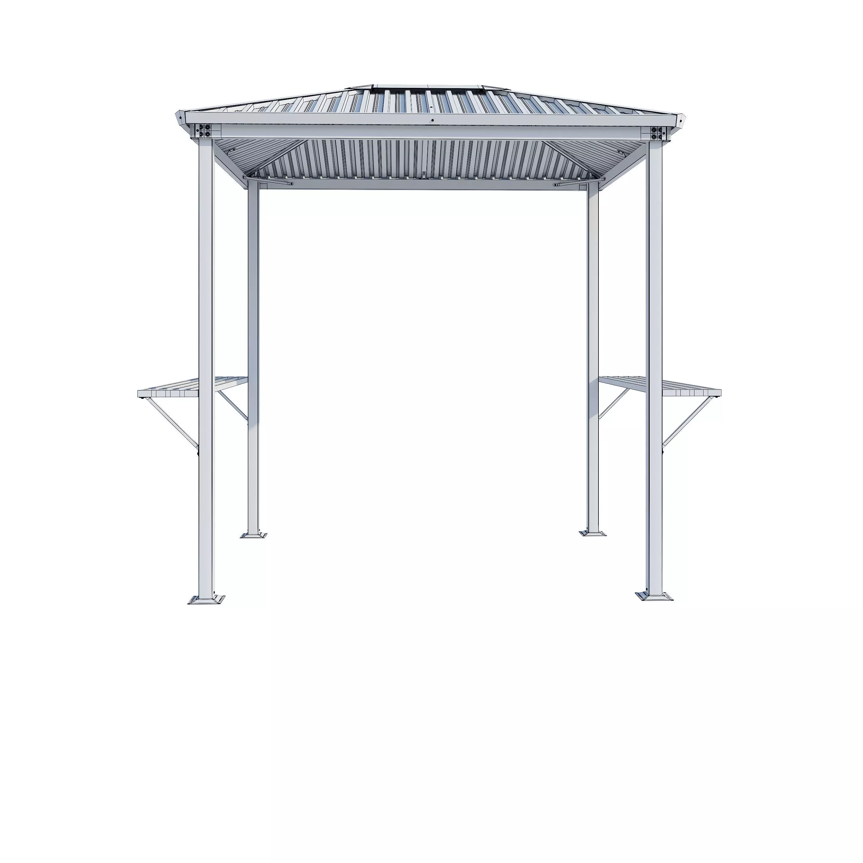 Terni Garden Point Mini Gazebo 3D model_21