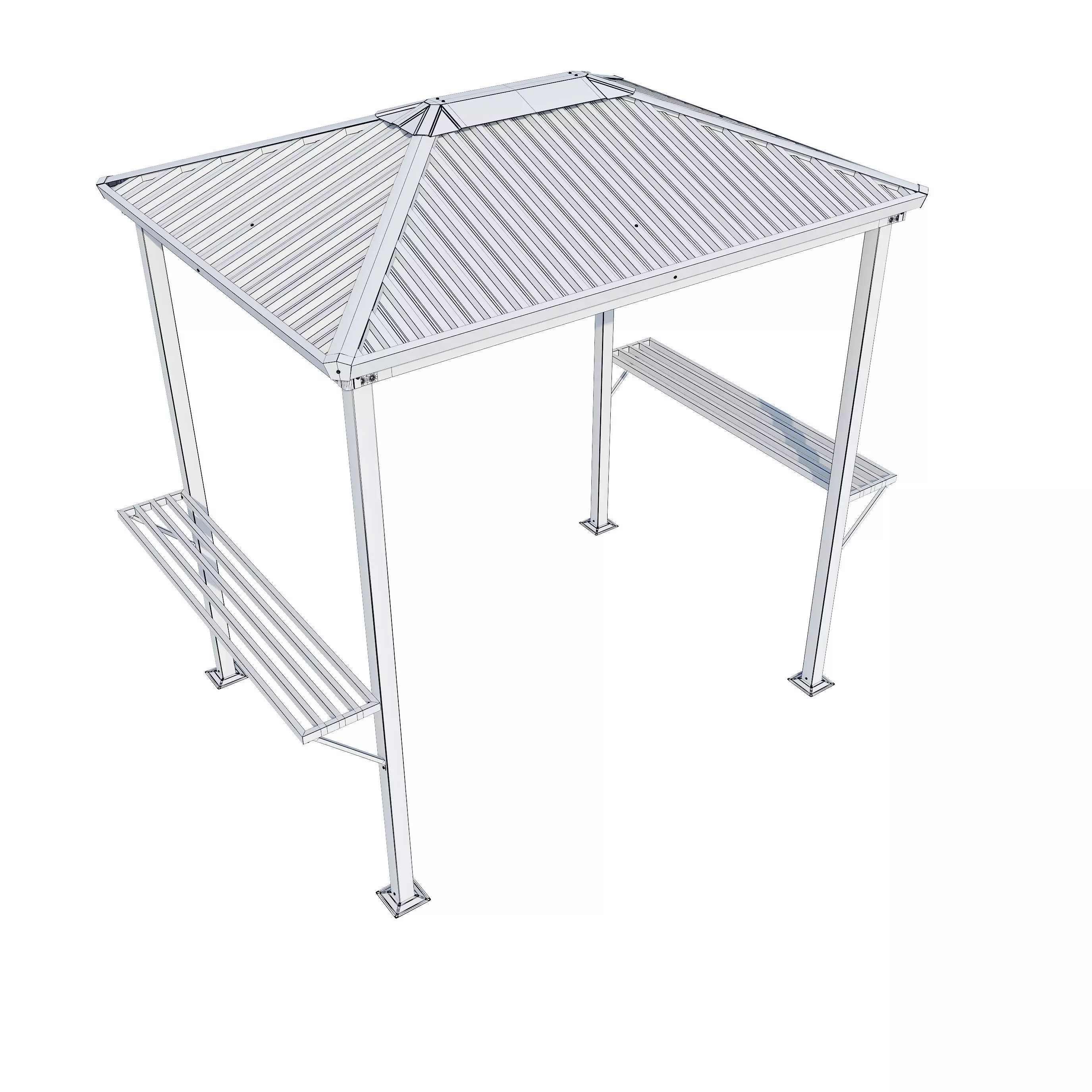 Terni Garden Point Mini Gazebo 3D model_25