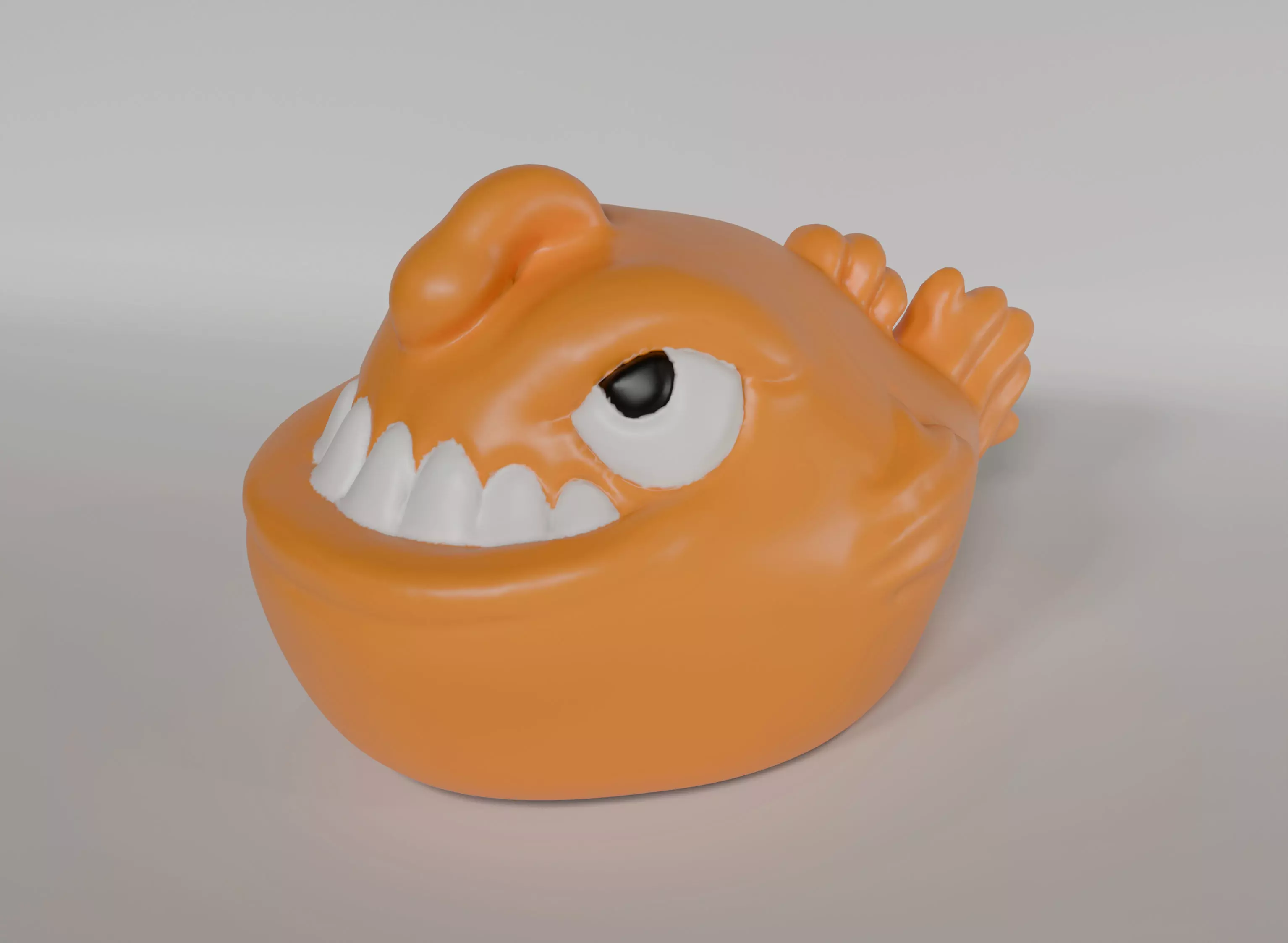 Pez Rape Abisal Caricatura 3D print model_0