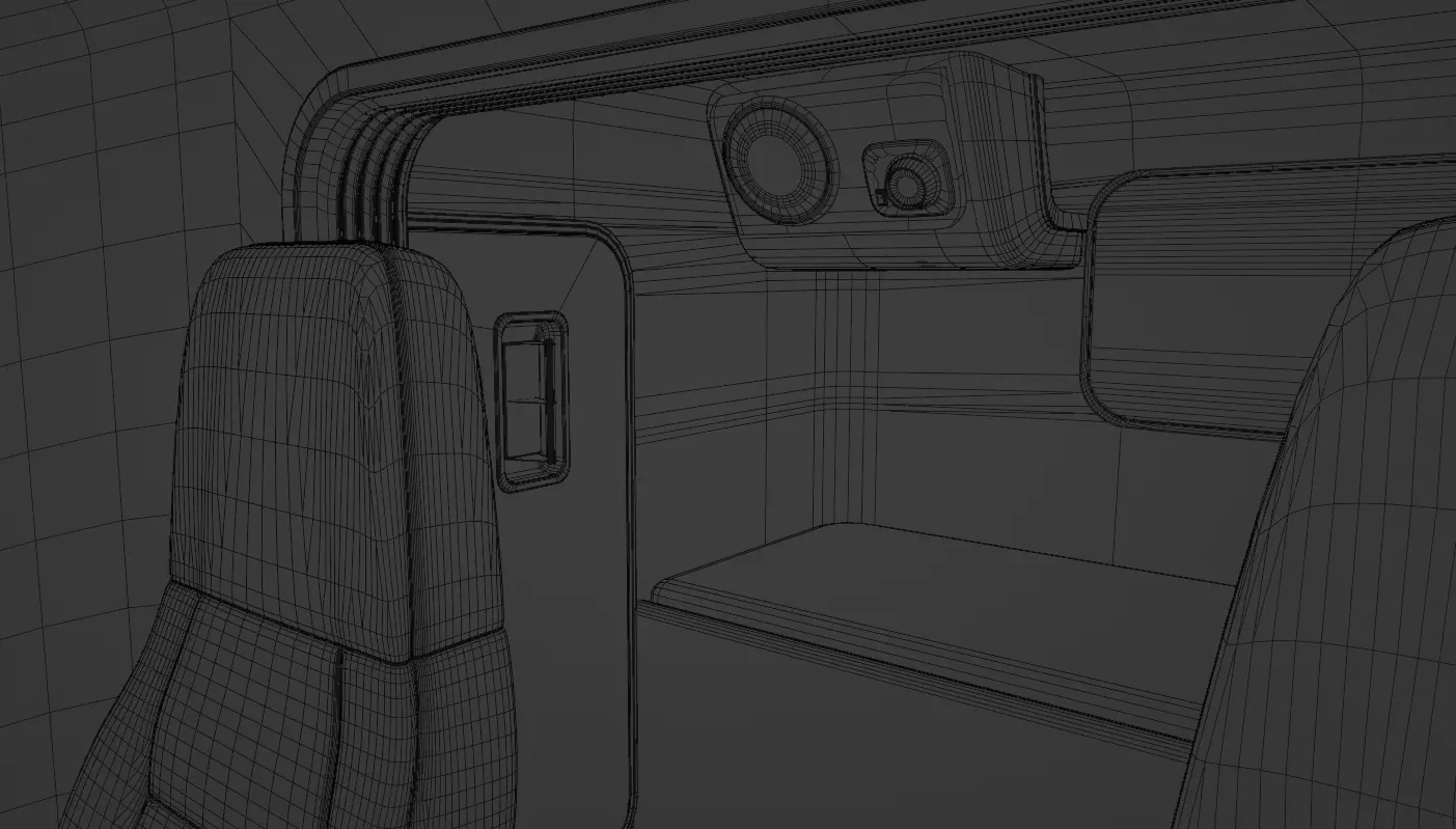 Peterbilt 359 Low-poly 3D model_20