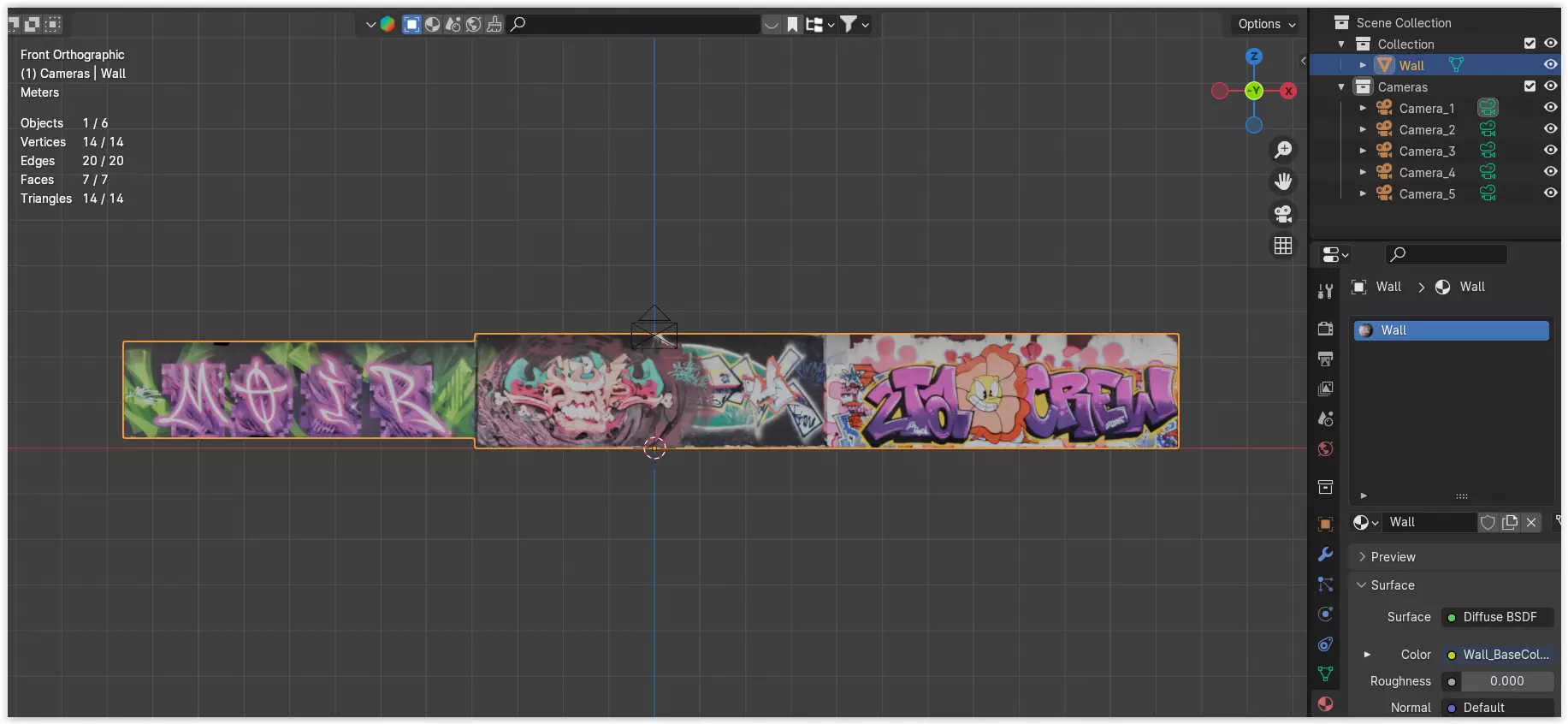 Big graffiti wall IV 3D model_10