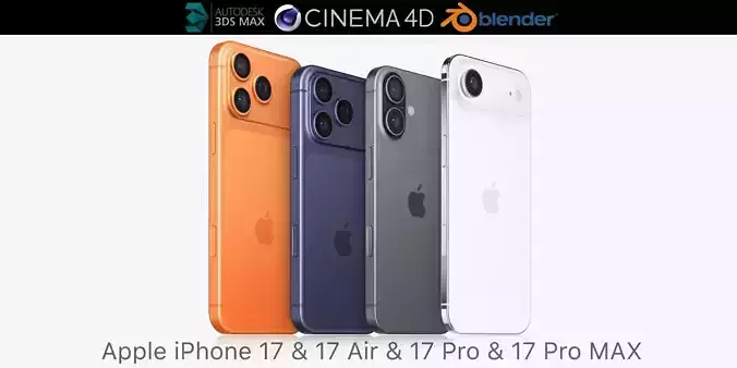 Apple iPhone 17 and 17 Air and 17 Pro and 17 Pro MAX