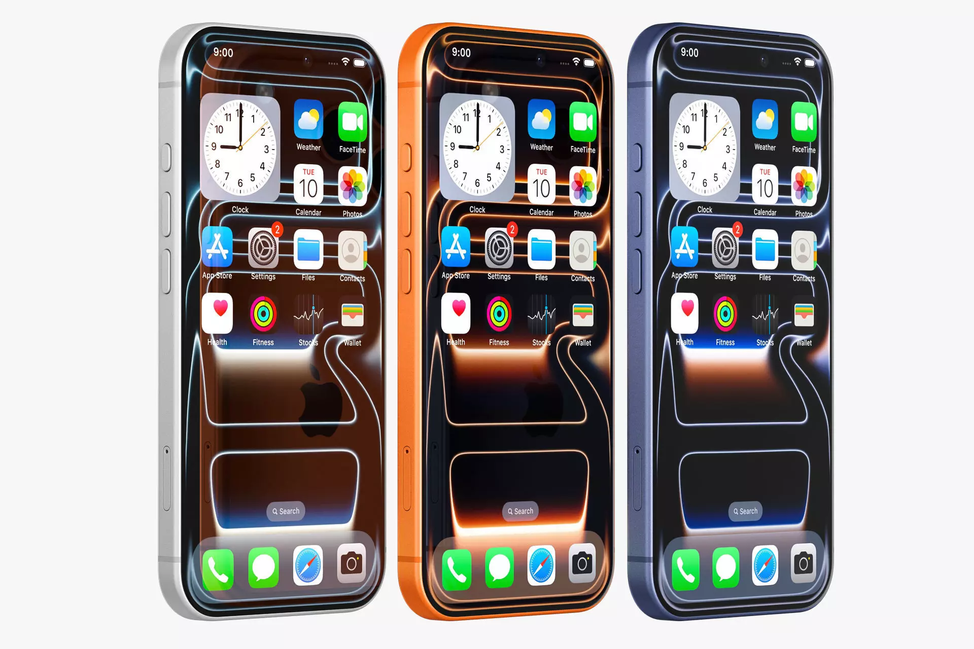 Apple iPhone 17 pro All colors 3D model_10