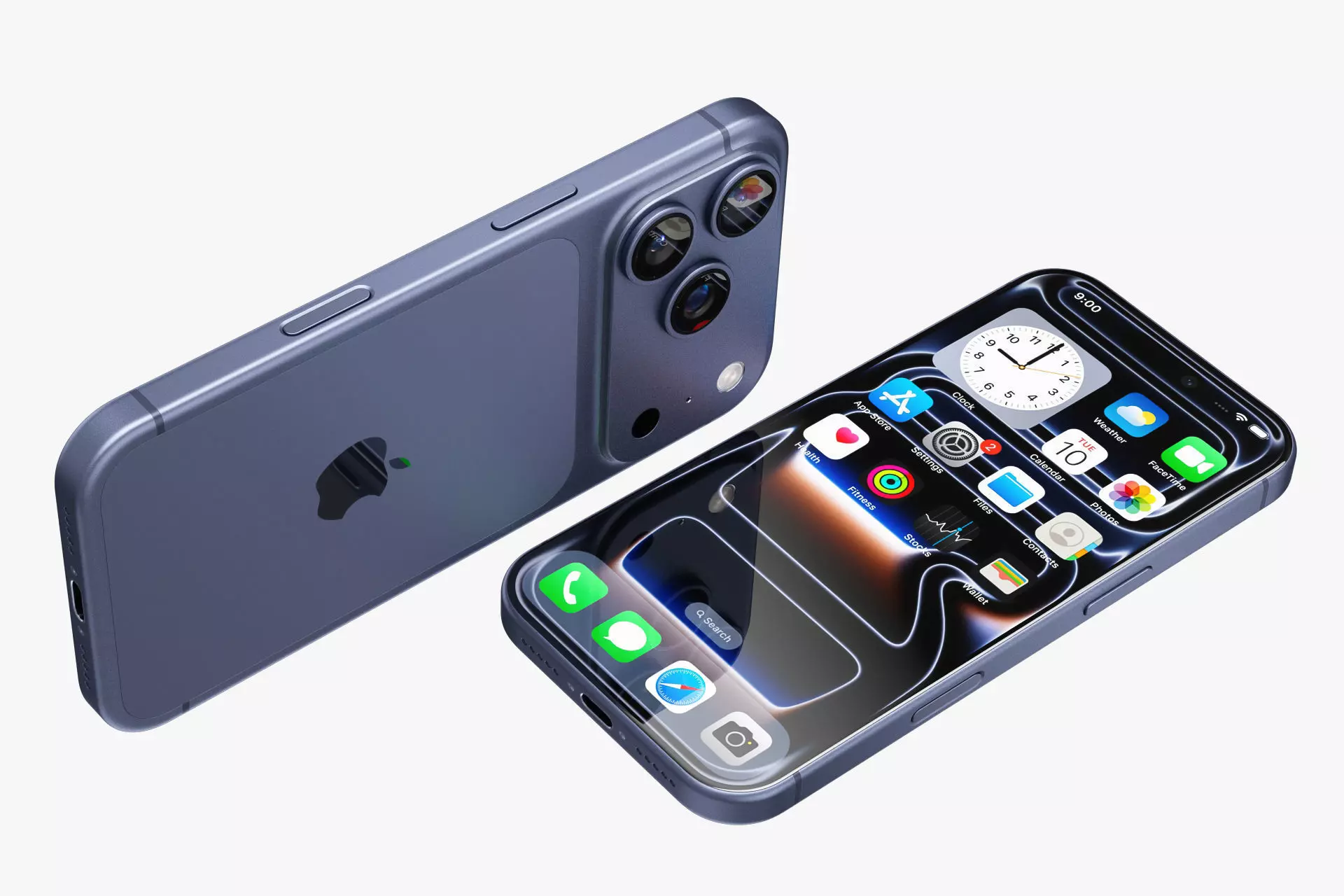 Apple iPhone 17 pro All colors 3D model_7