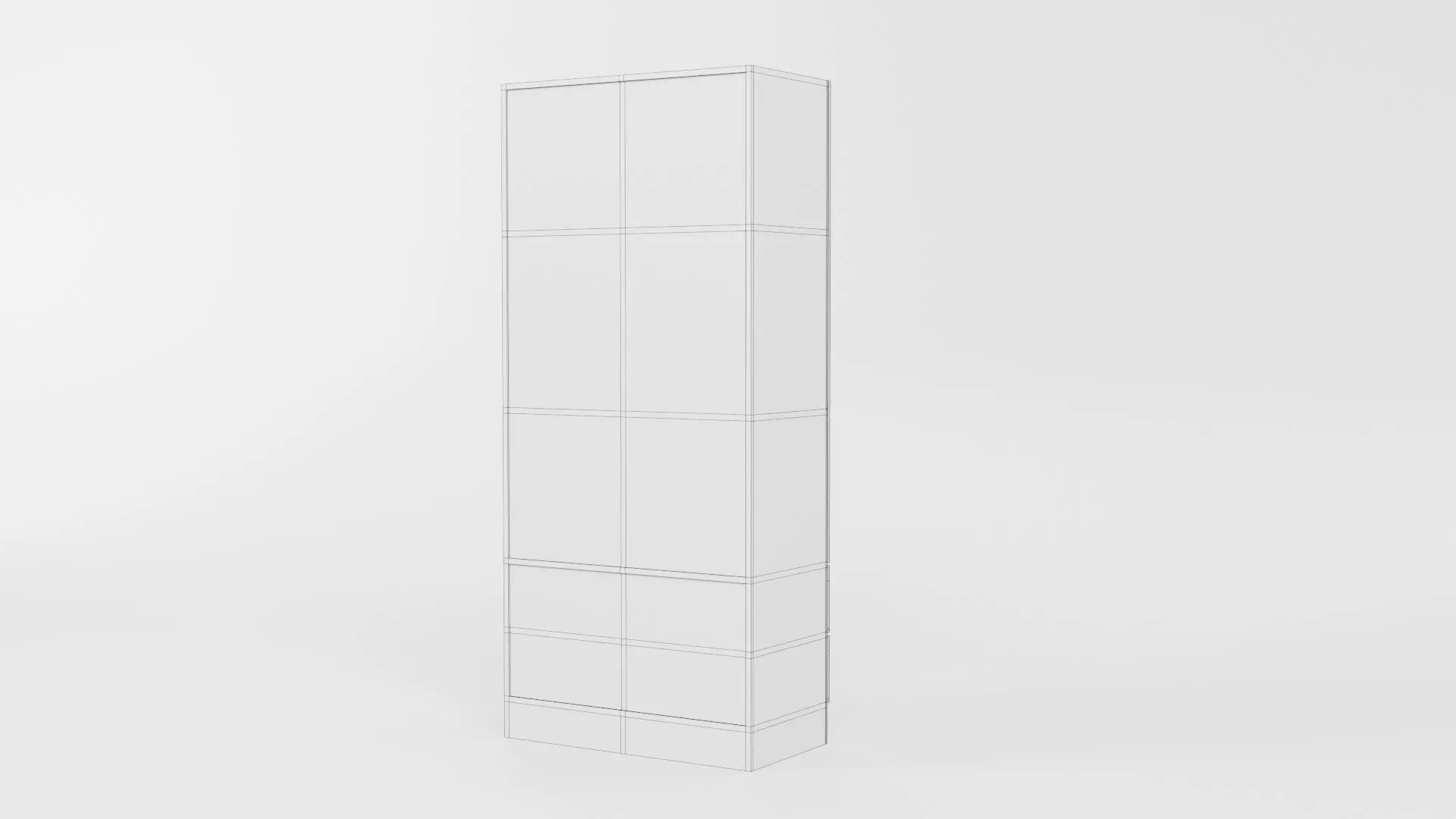 Wardrobe CG20 3D model_6