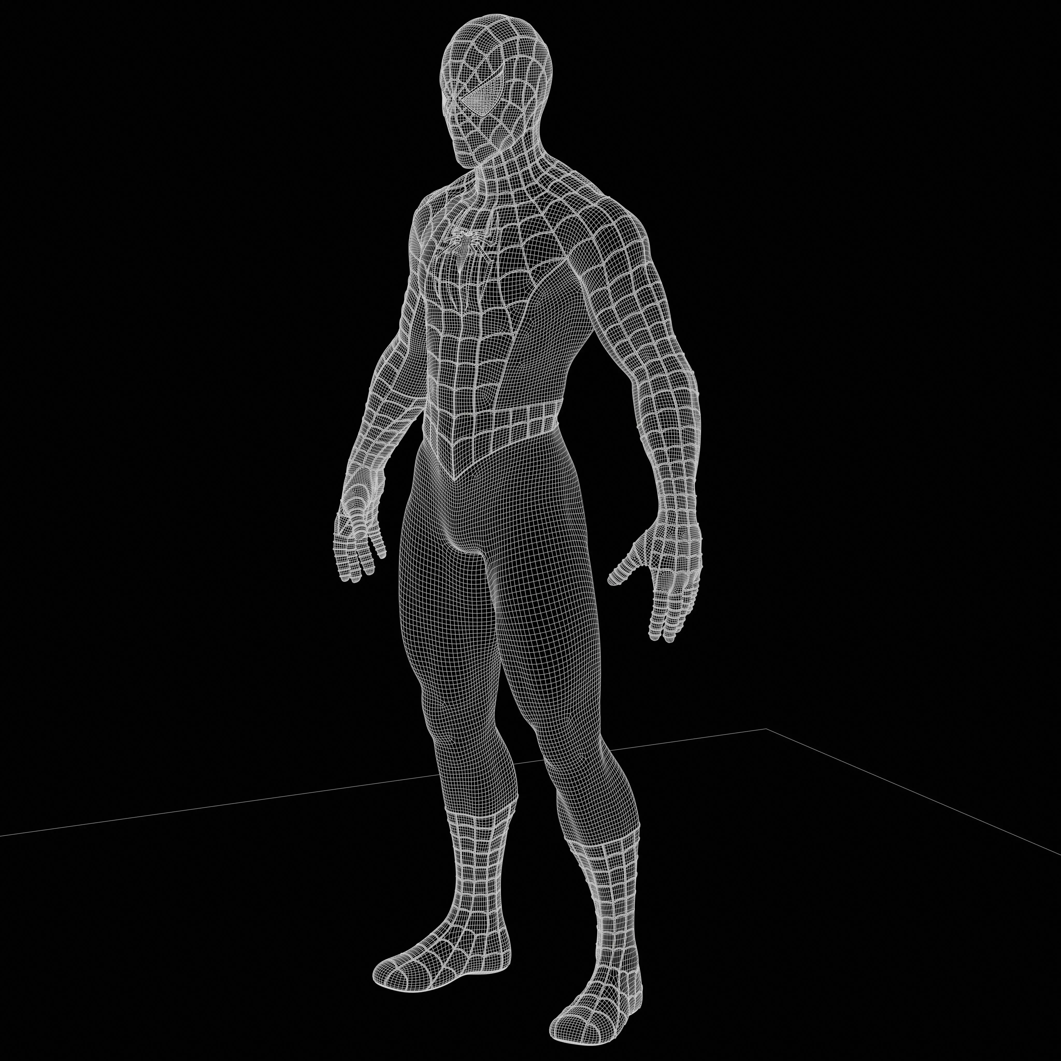 Spider-Man Sam Raimi Suit 3D model_16