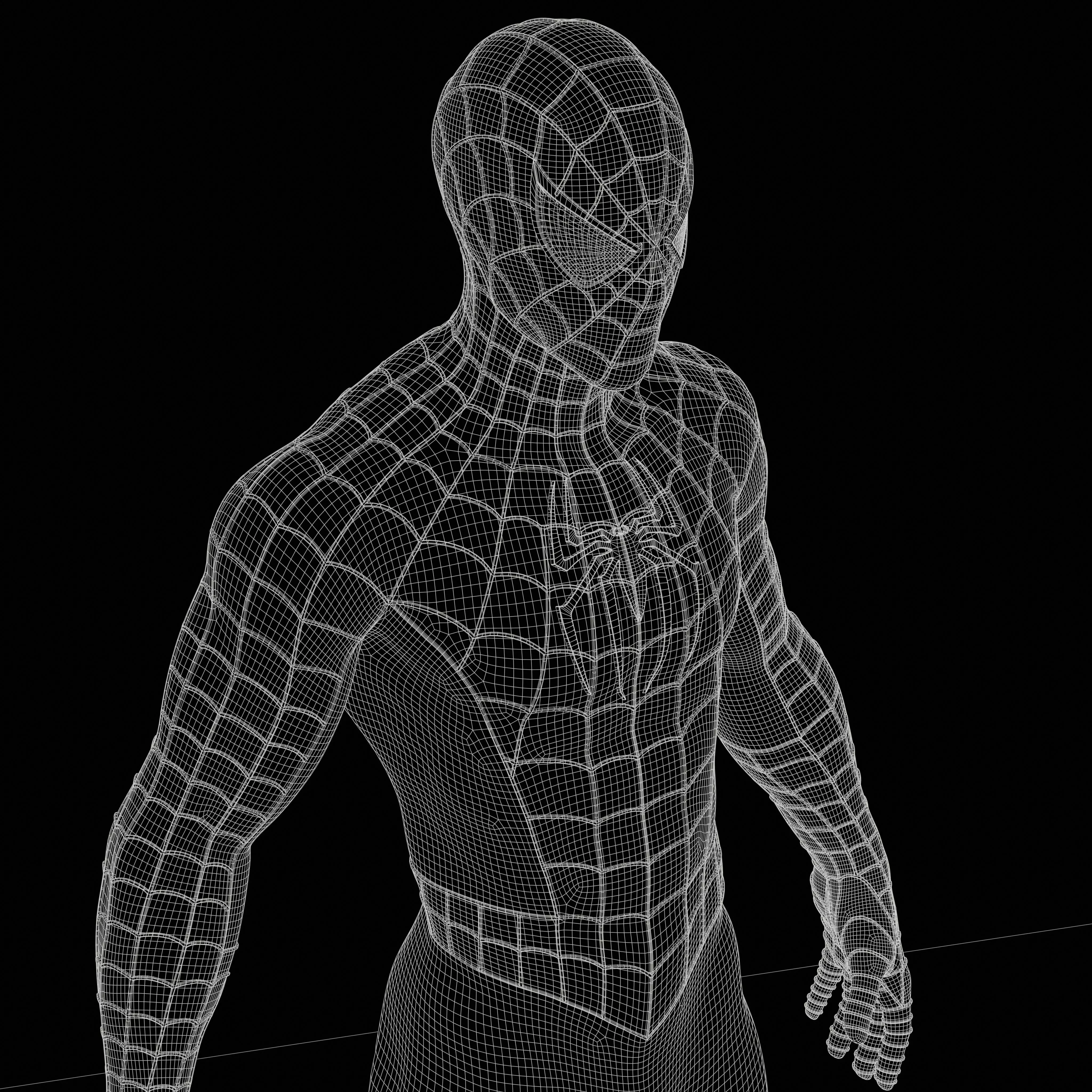 Spider-Man Sam Raimi Suit 3D model_8