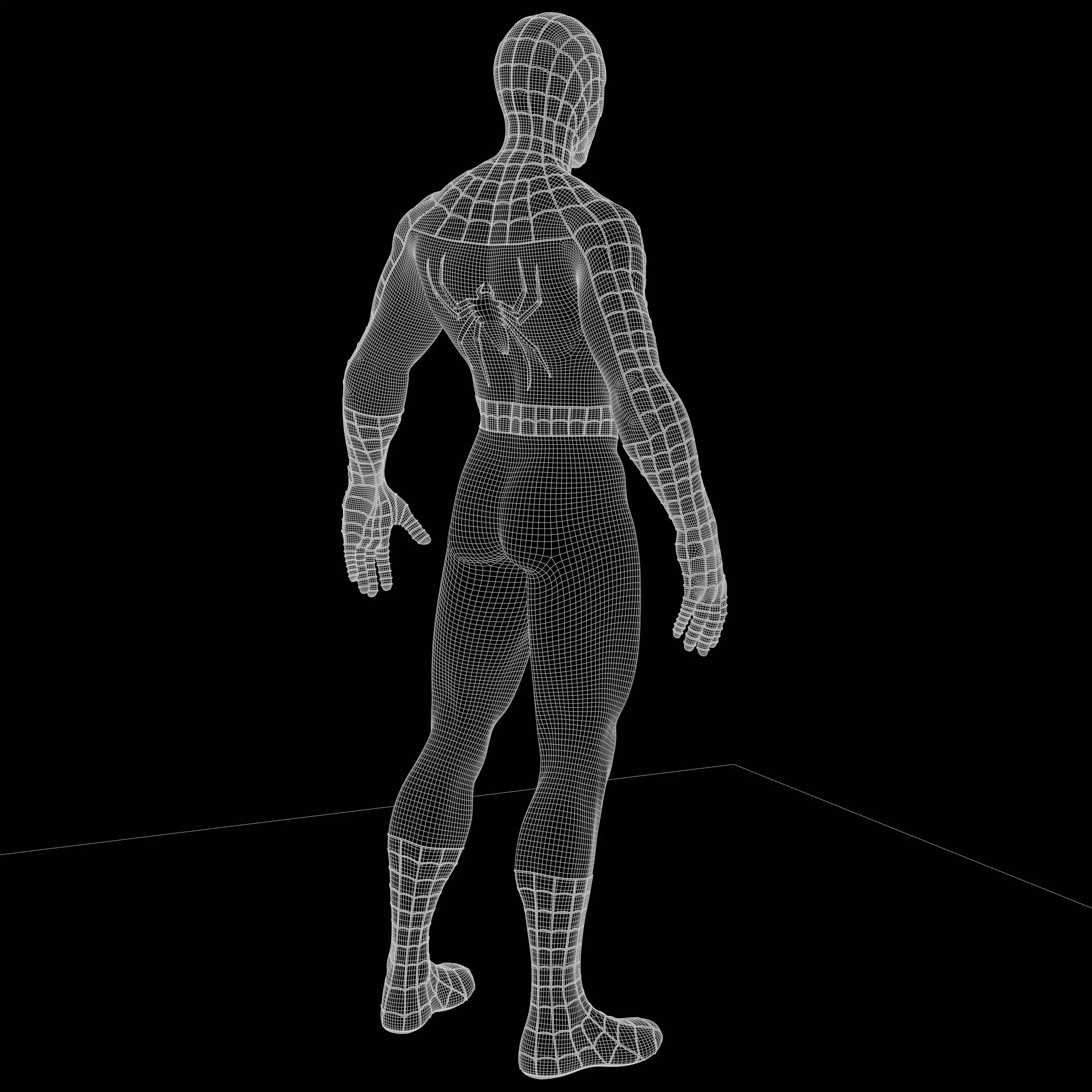 Spider-Man Sam Raimi Suit 3D model_30