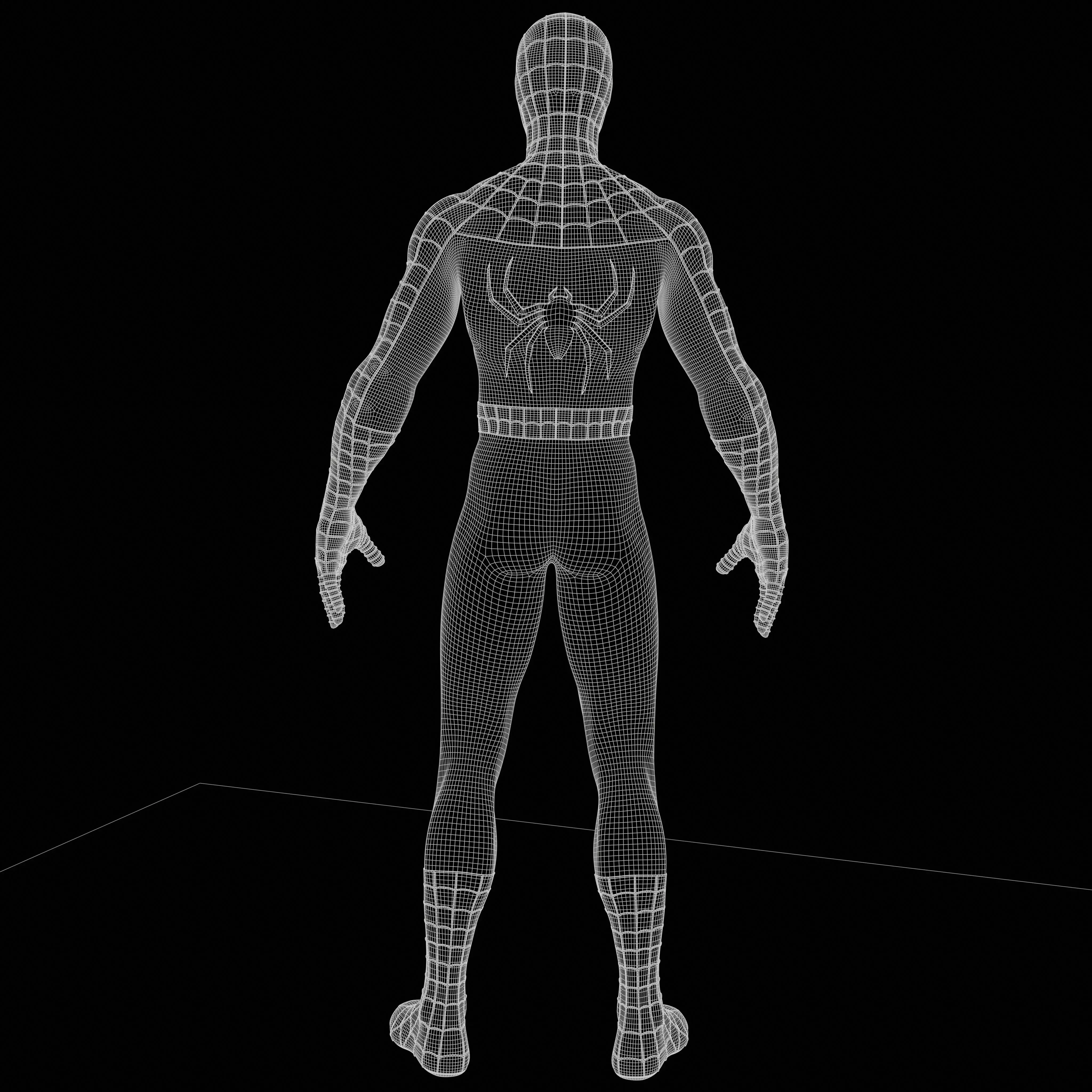 Spider-Man Sam Raimi Suit 3D model_28
