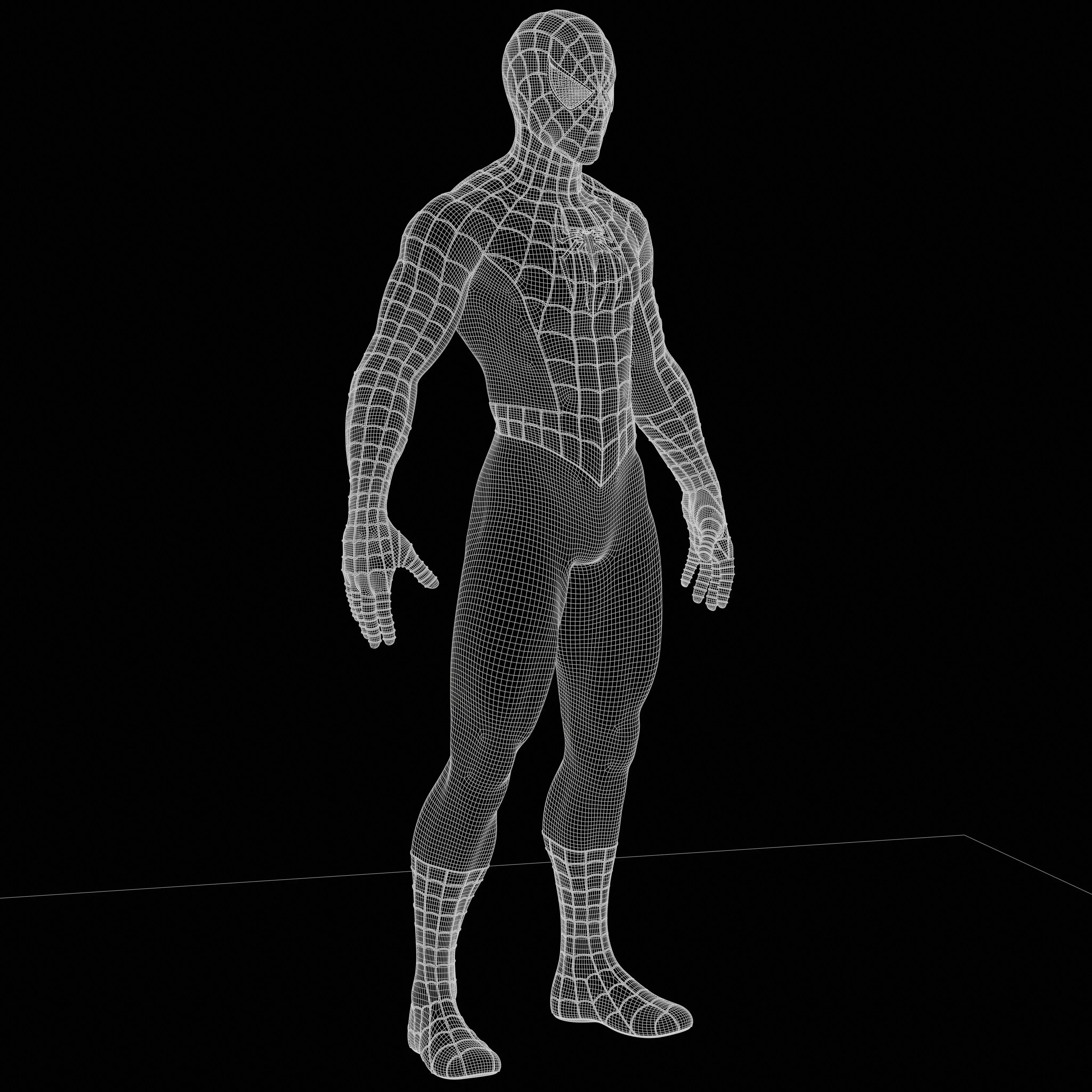 Spider-Man Sam Raimi Suit 3D model_18