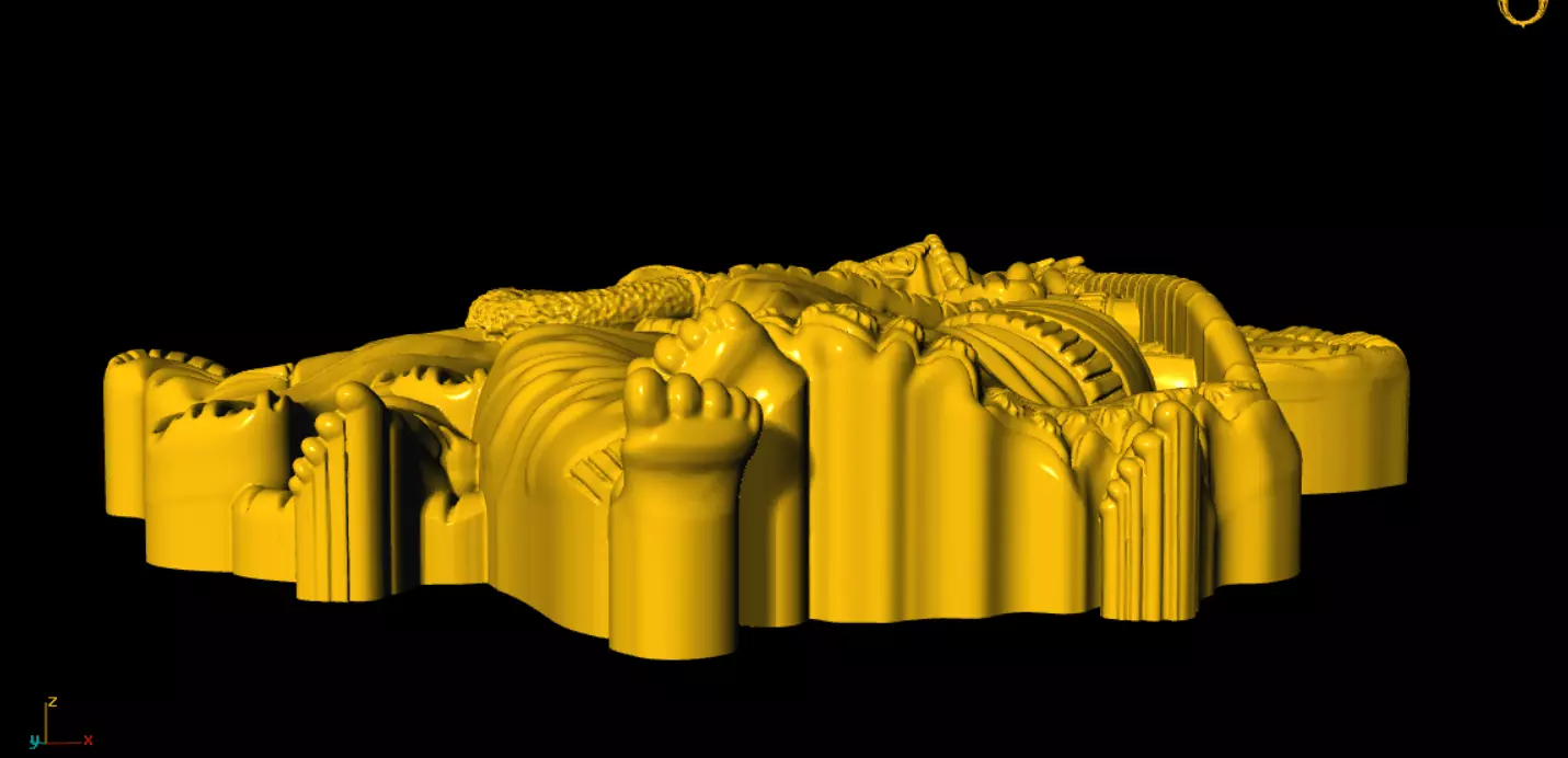 radha krishna best 3d printed model 3D print model_21