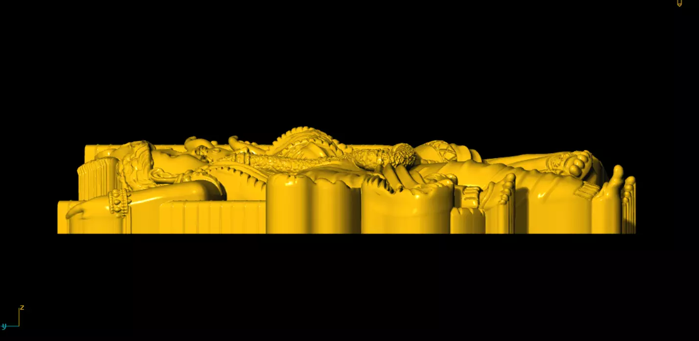 radha krishna best 3d printed model 3D print model_14