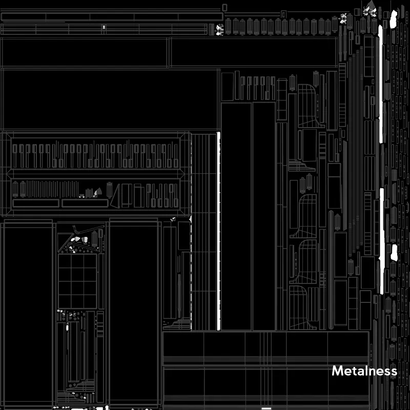 Wooden Upright Piano Low-poly 3D model_68