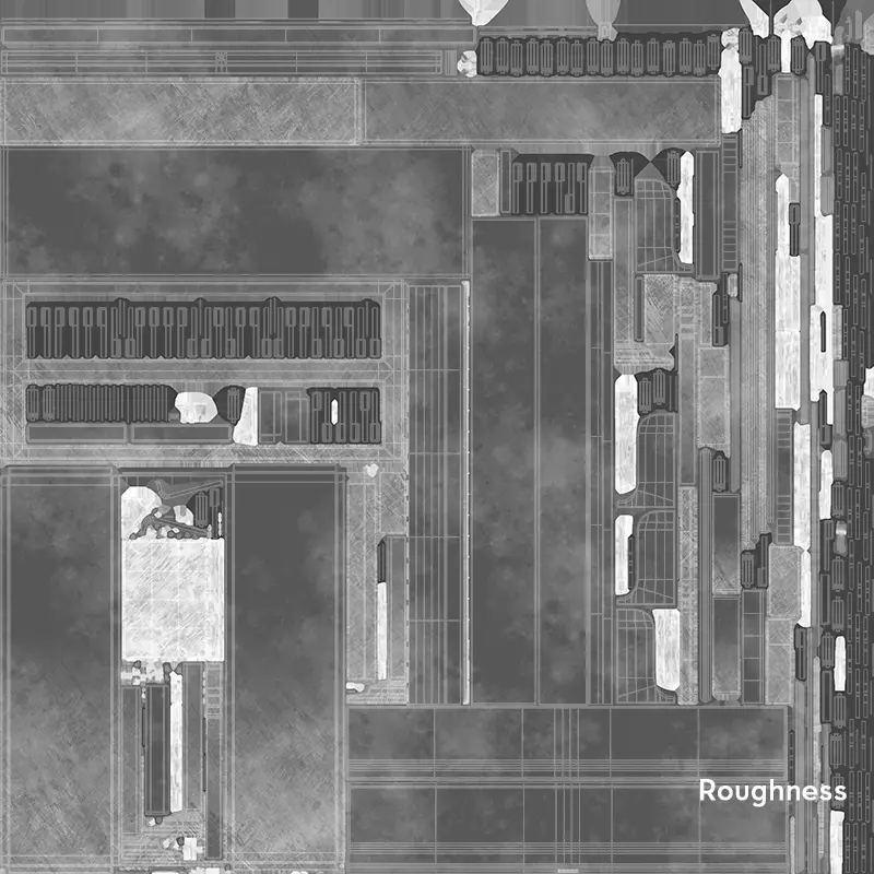 Wooden Upright Piano Low-poly 3D model_66