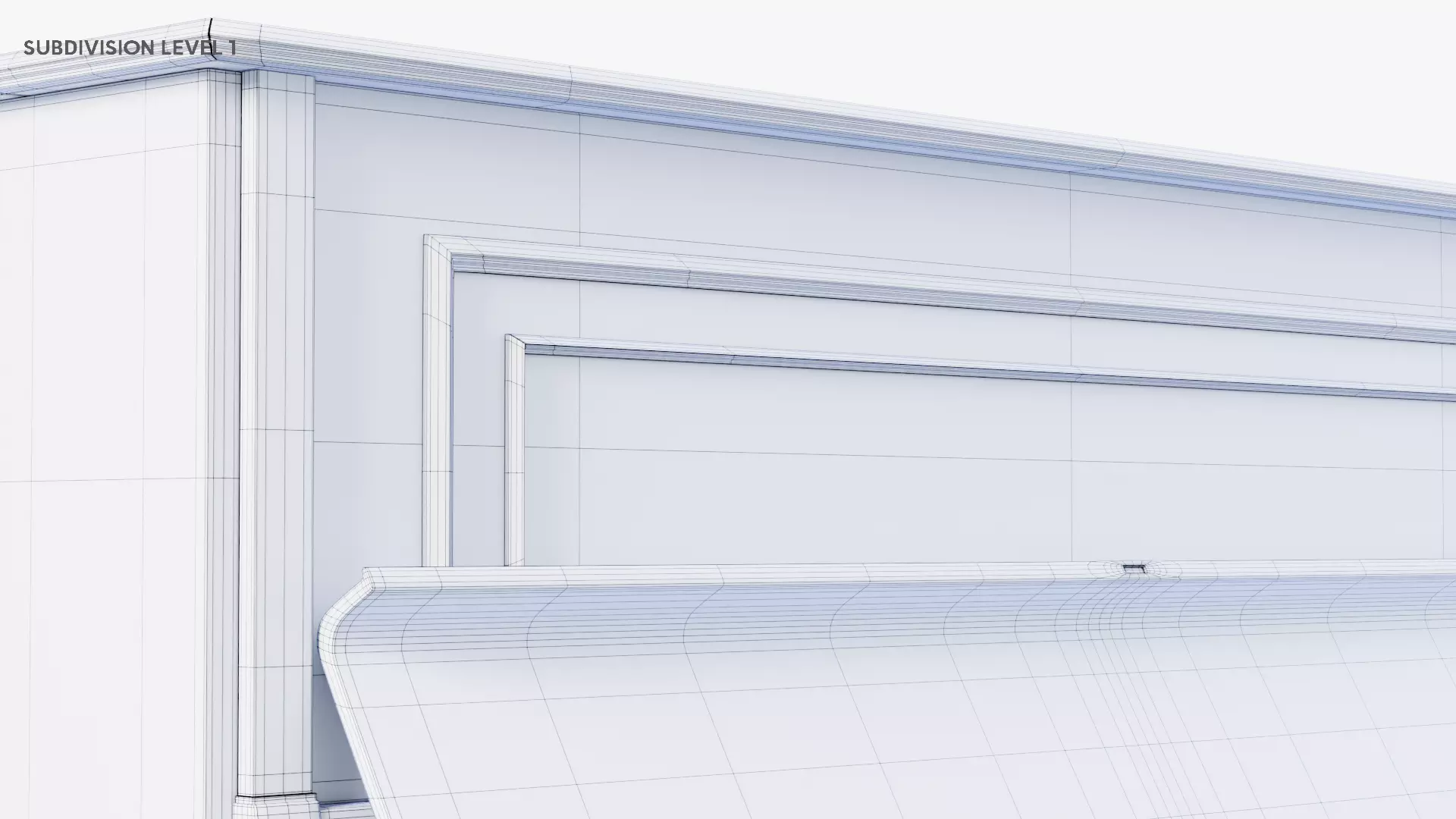 Wooden Upright Piano Low-poly 3D model_50