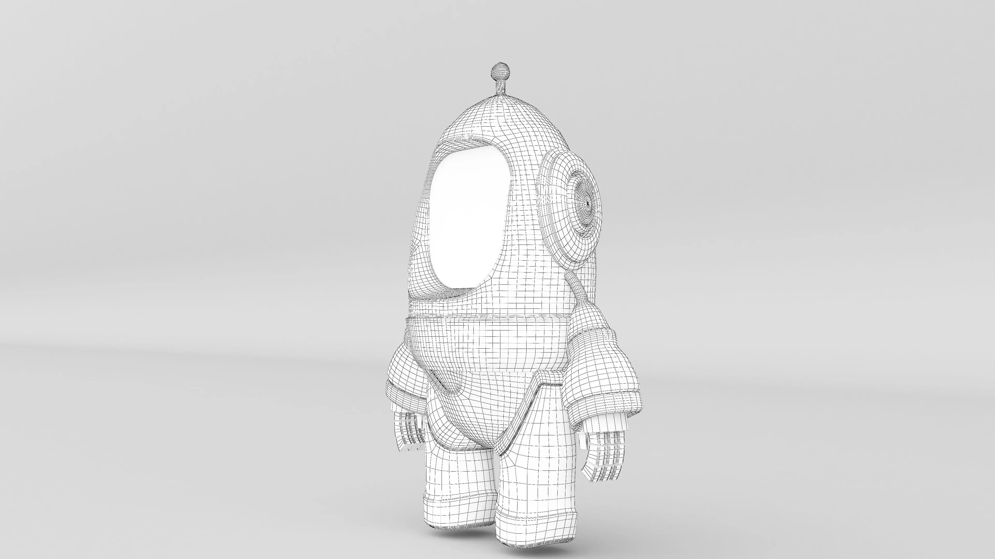  Robot cartoon 3d Design Funny 3D model_20