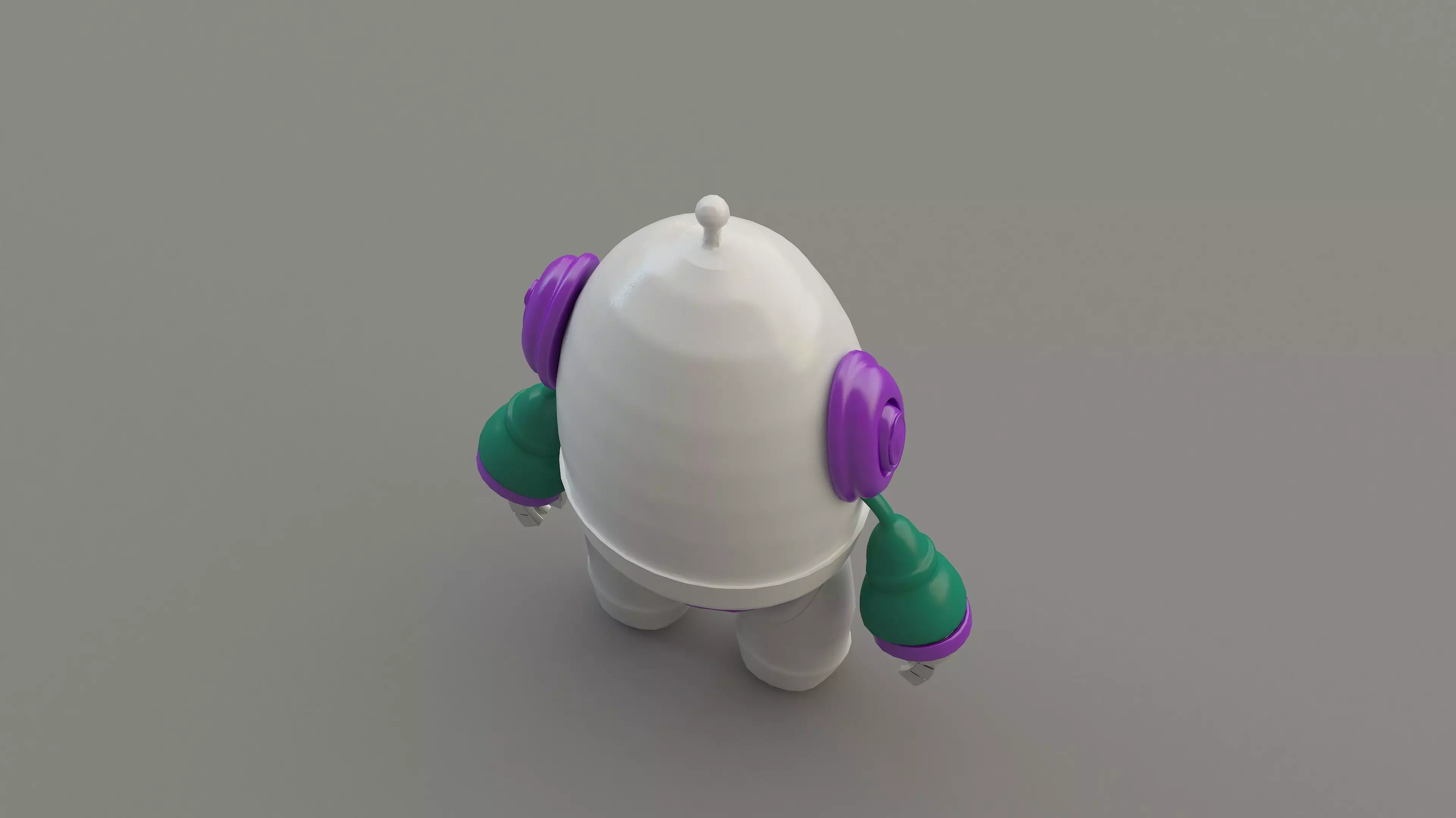  Robot cartoon 3d Design Funny 3D model_16