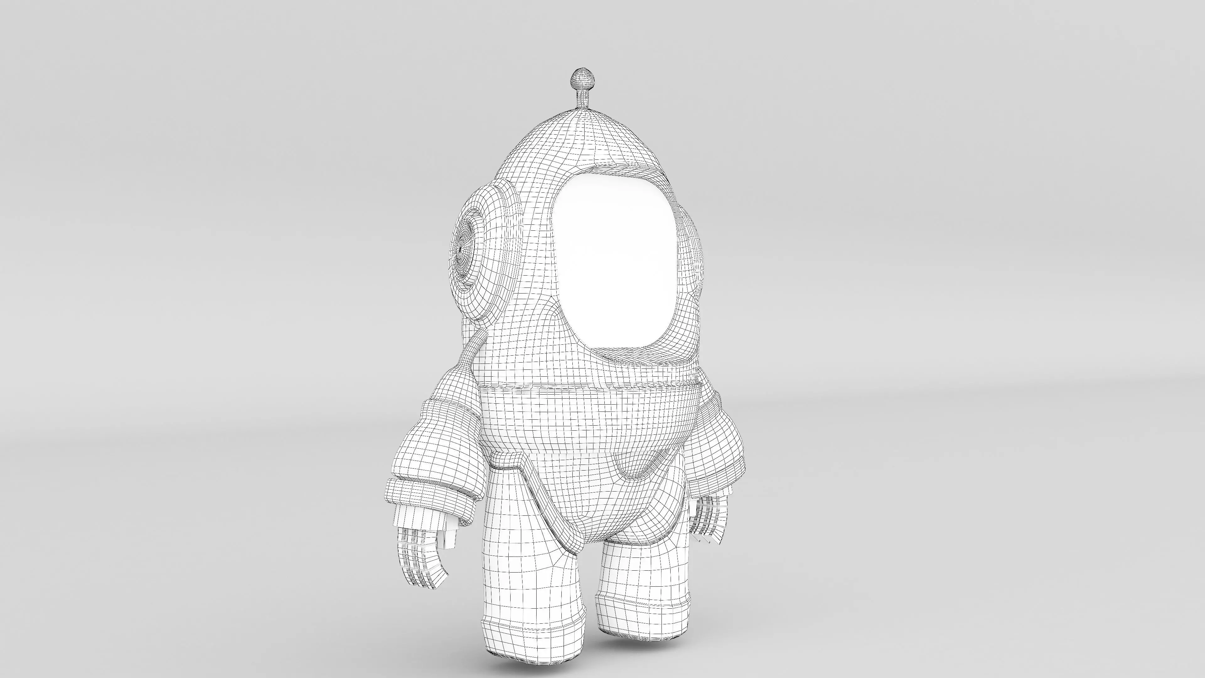  Robot cartoon 3d Design Funny 3D model_11