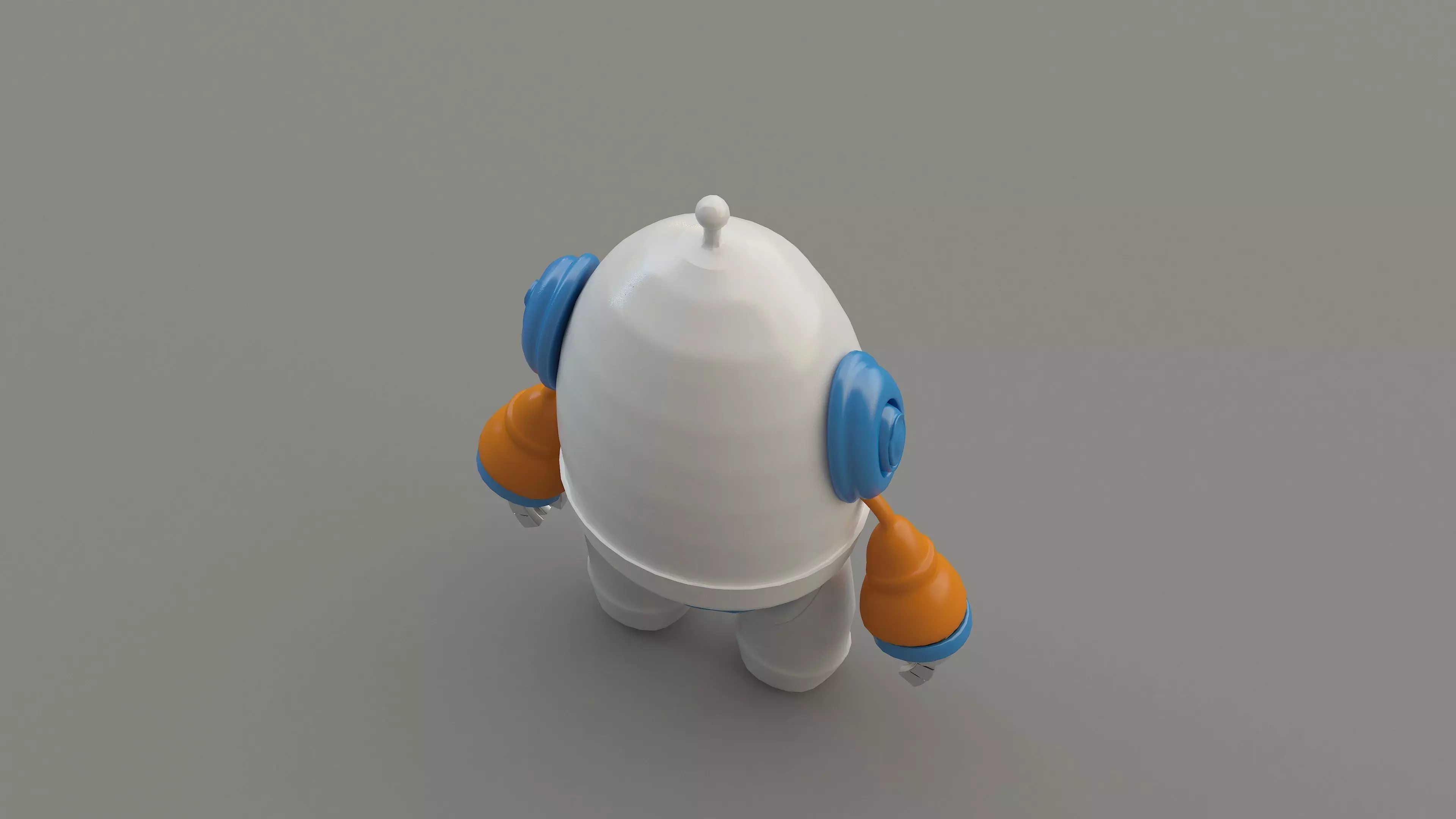  Robot cartoon 3d Design Funny 3D model_15