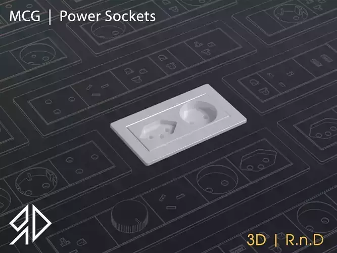 Power Sockets 3dsmax MCG