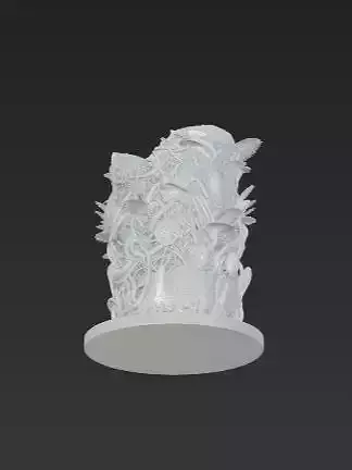Artistic 3D Holder in Jungle Holder Shape for Showpiece